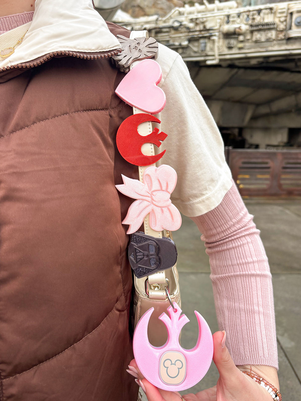 Galactic Girly Pre-made Bag Charm Stack