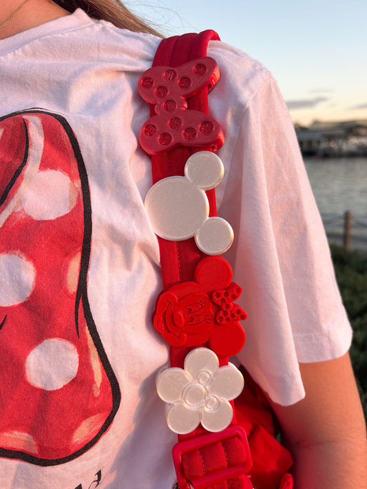 Lady Mouse Pre-made Bag Charm Stack