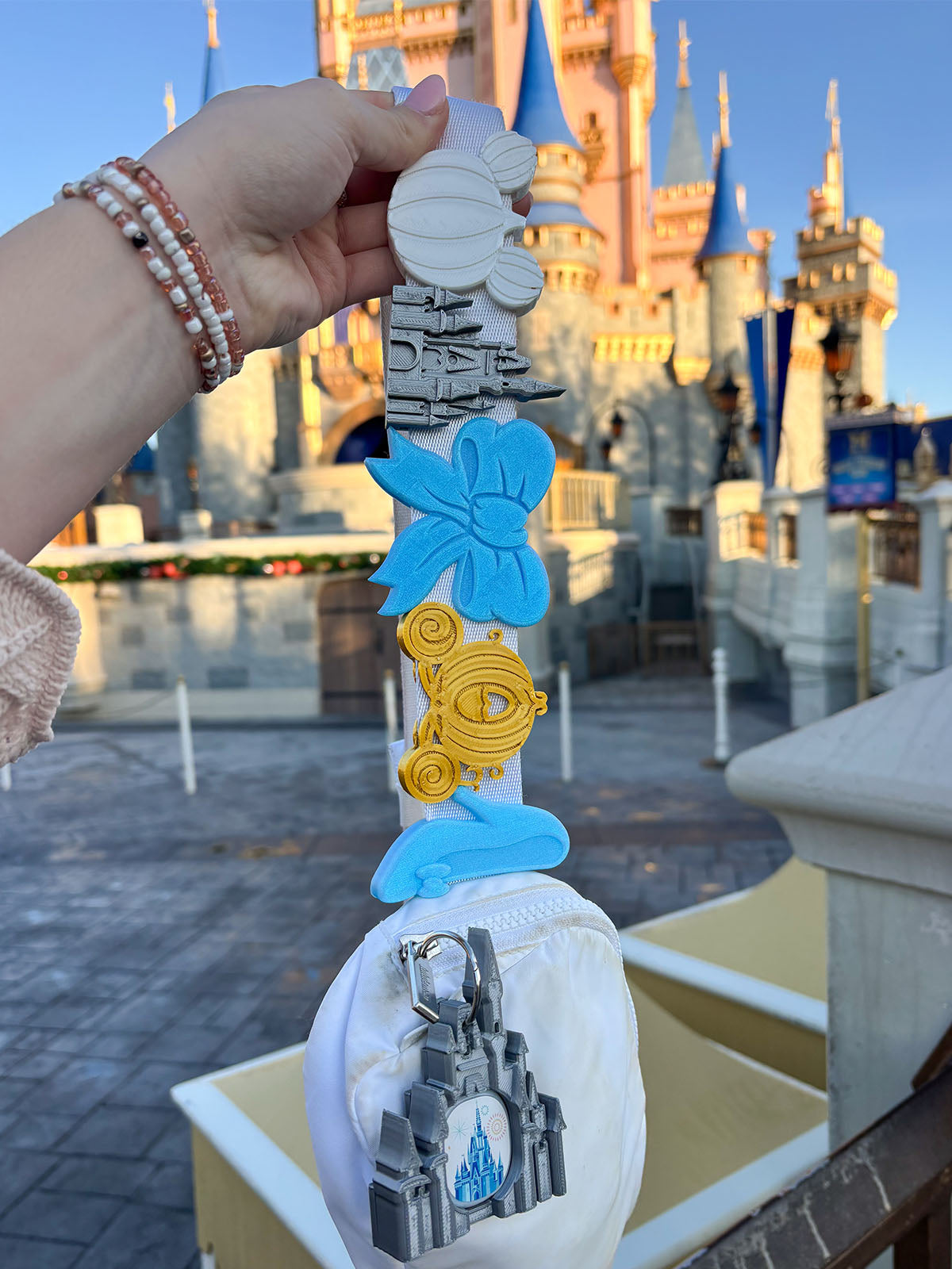 Midnight Princess Pre-made Bag Charm Stack