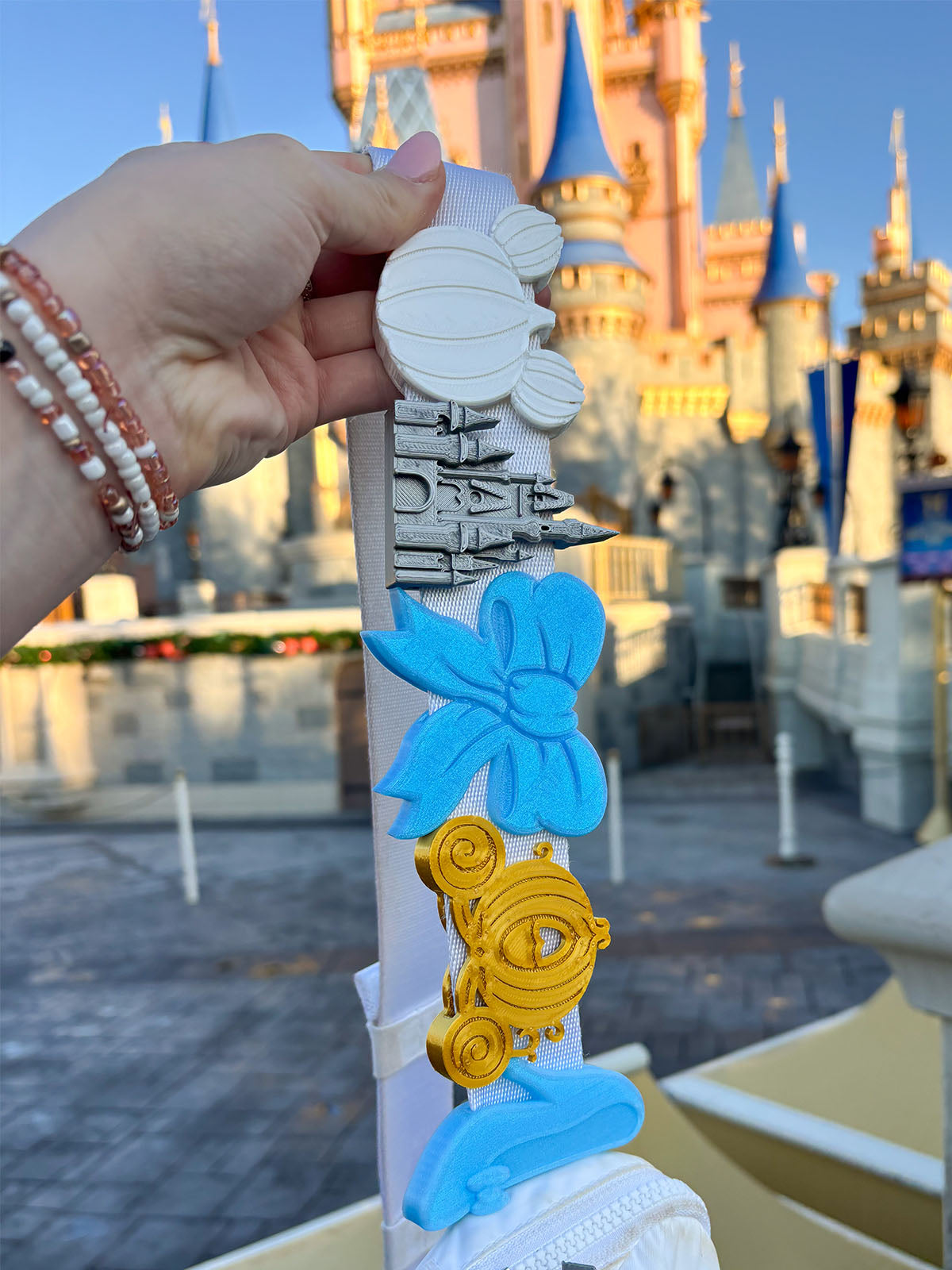 Midnight Princess Pre-made Bag Charm Stack