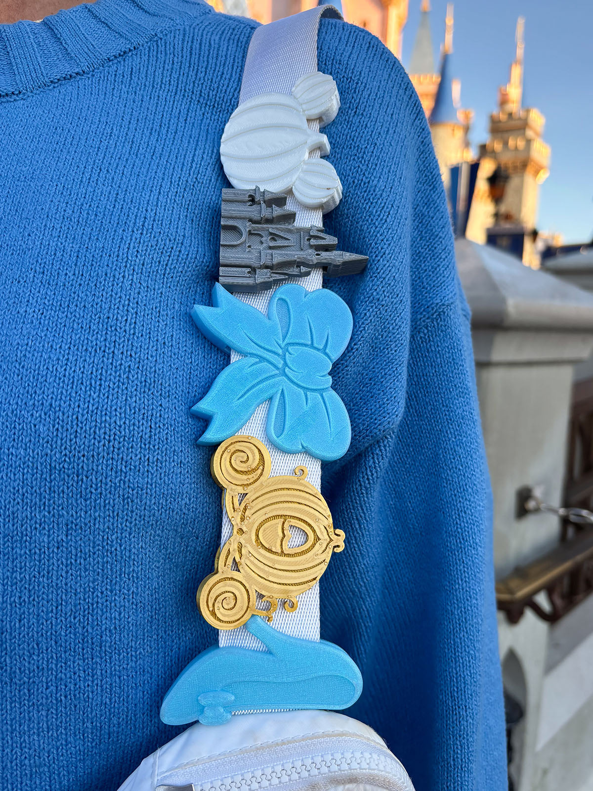 Midnight Princess Pre-made Bag Charm Stack