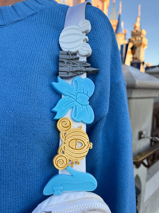 Midnight Princess Pre-made Bag Charm Stack