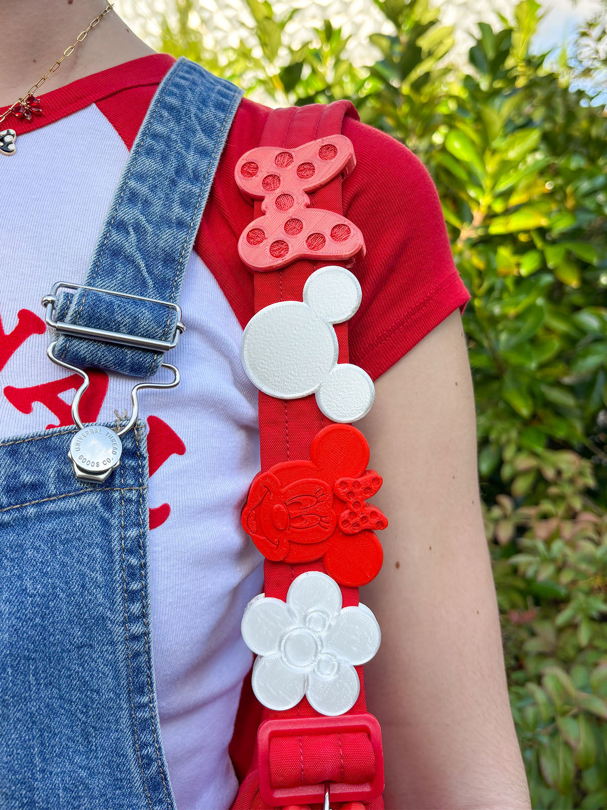 Lady Mouse Pre-made Bag Charm Stack