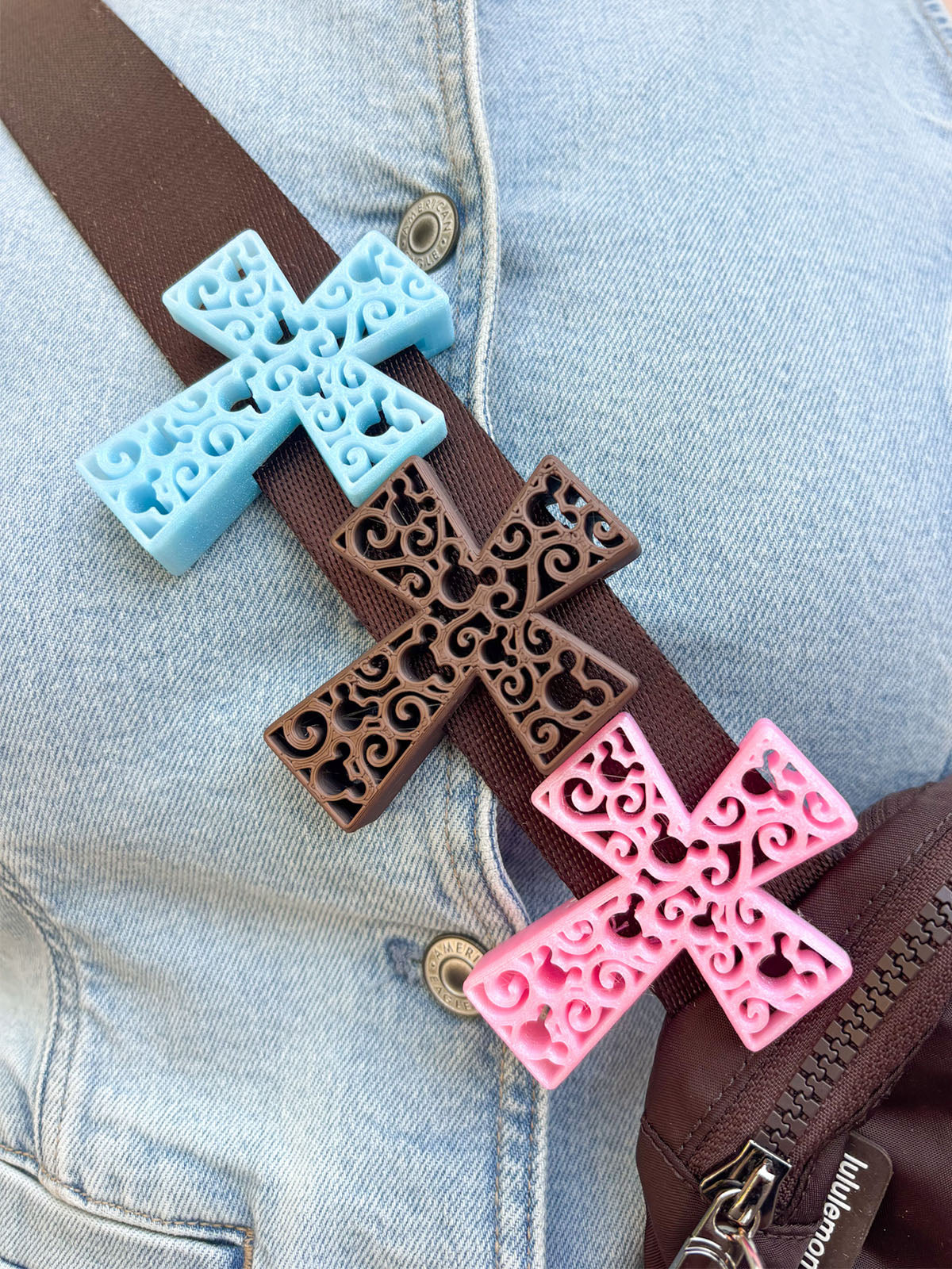Mouse Cross Belt and Bag Charms