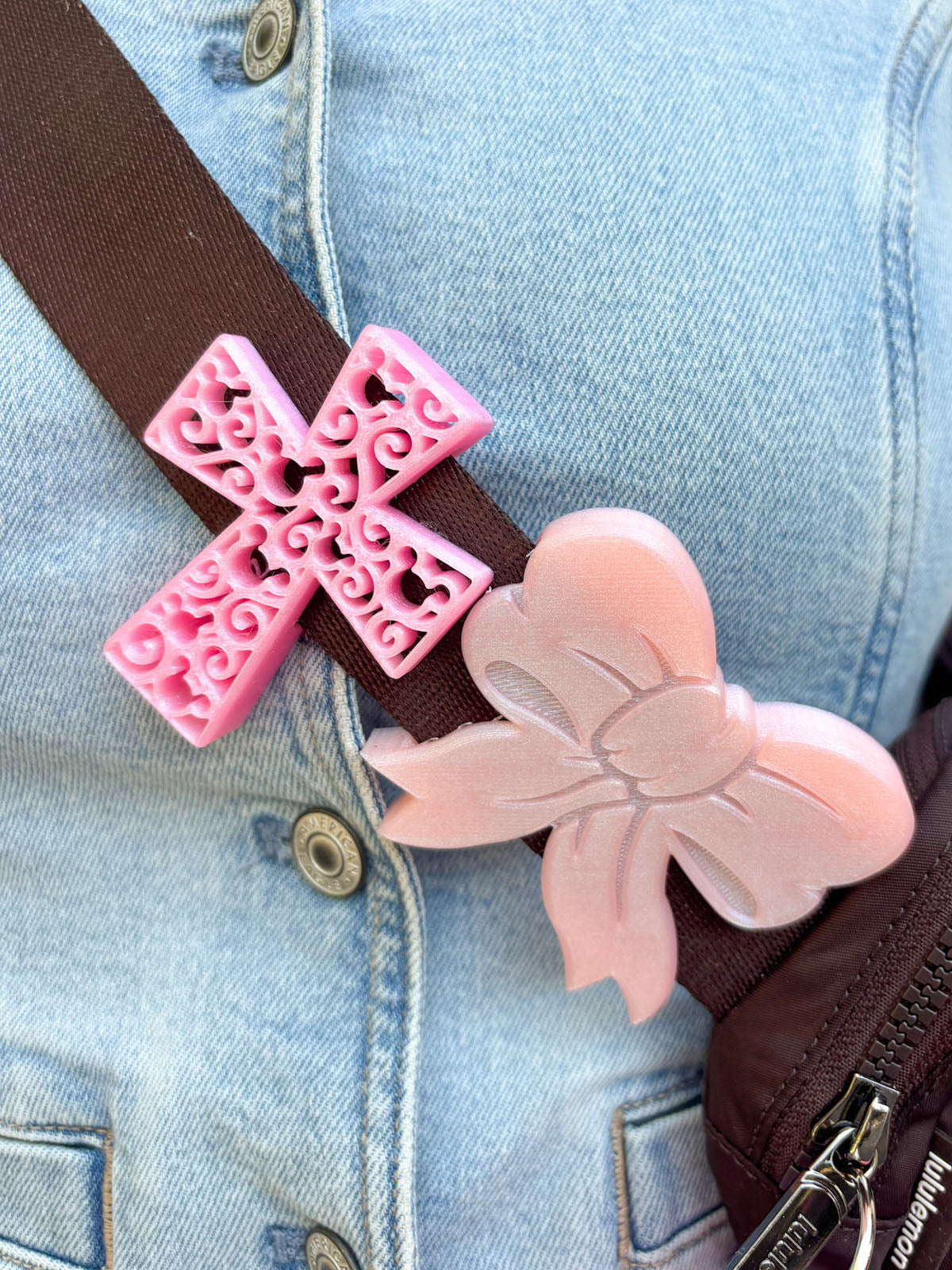 Mouse Cross Belt and Bag Charms