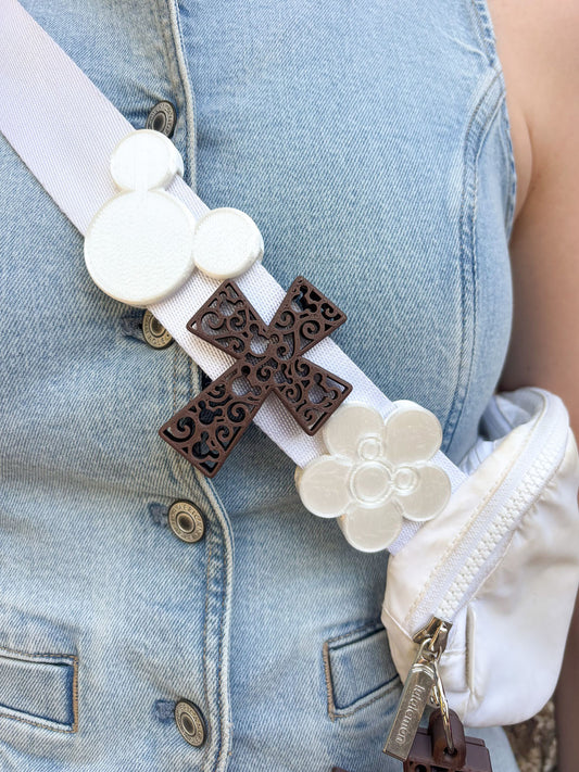 Mouse Cross Belt and Bag Charms