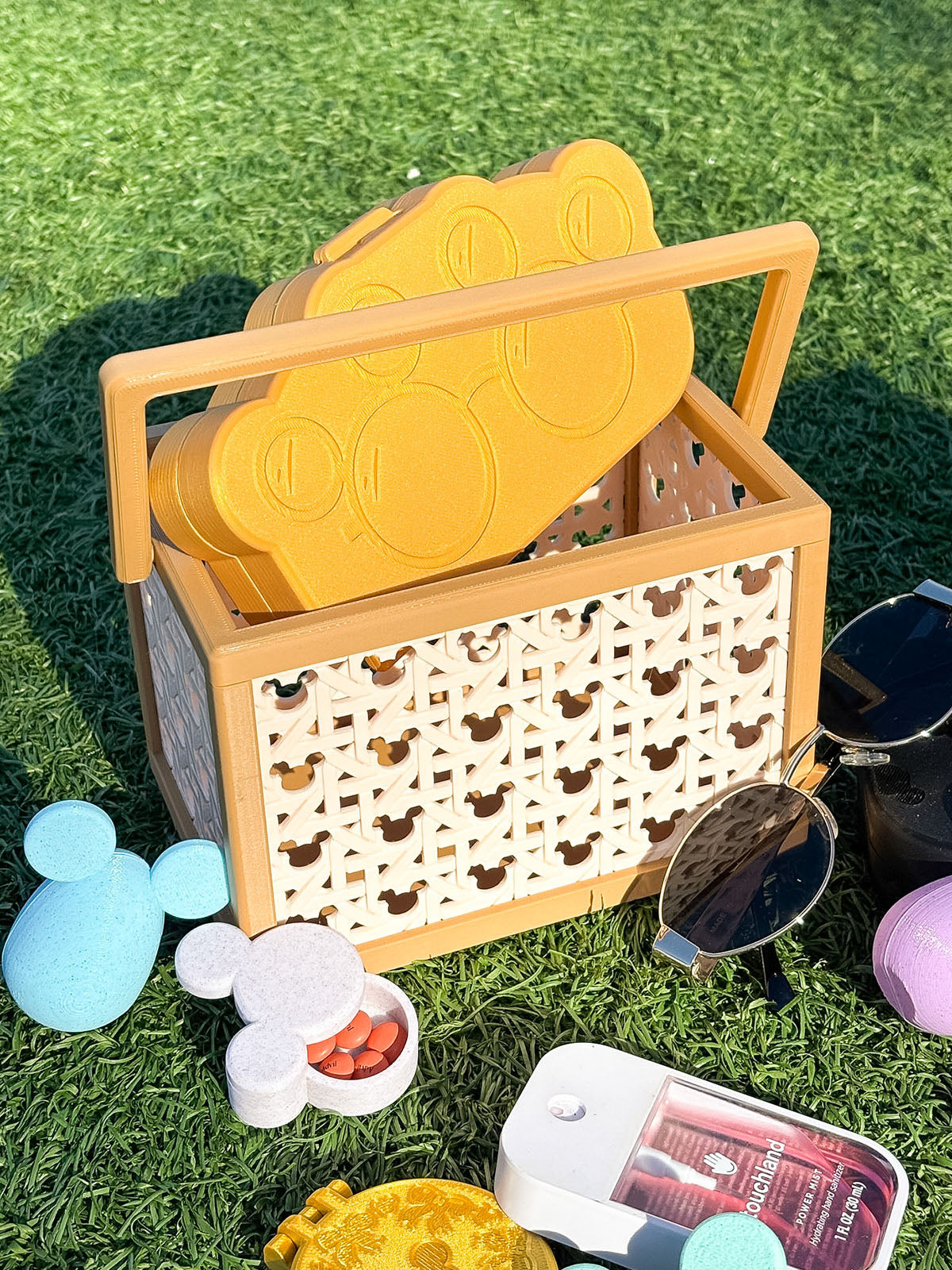 Brown Mouse Rattan Basket