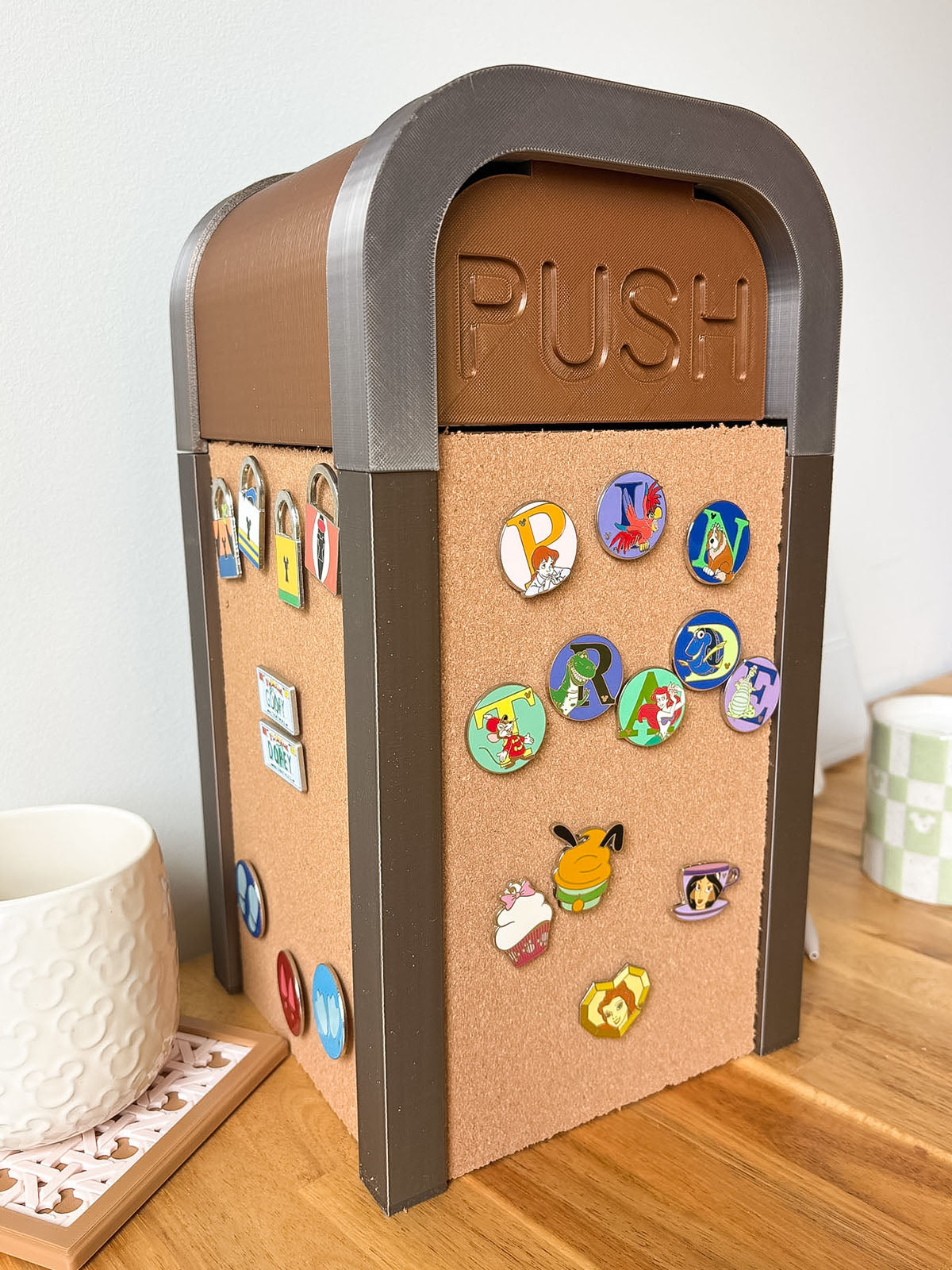 LARGE Pin Trash Can