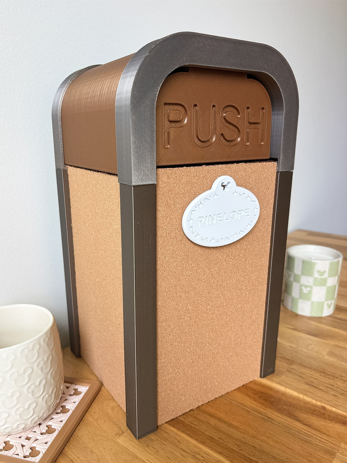 LARGE Pin Trash Can