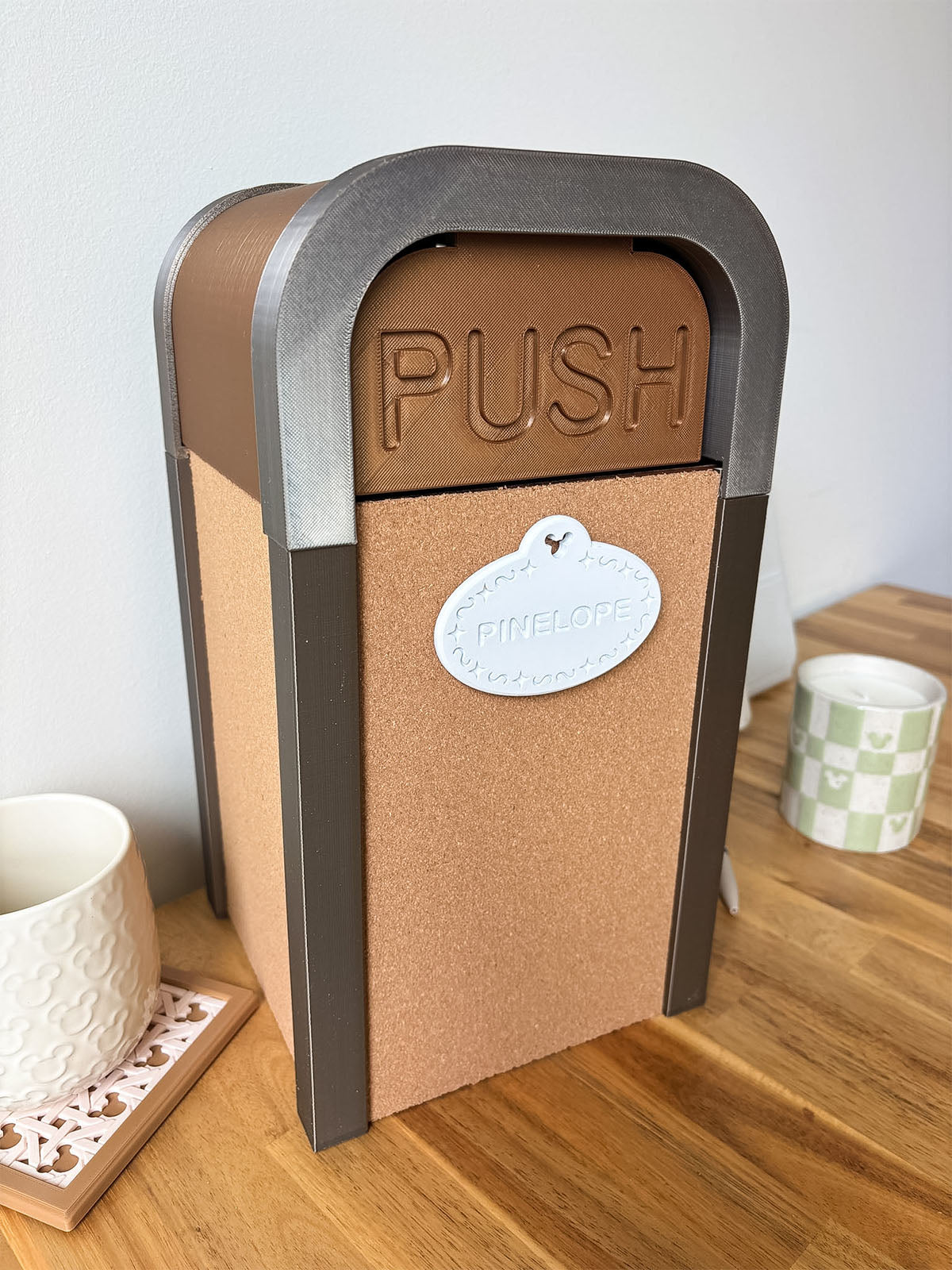 LARGE Pin Trash Can