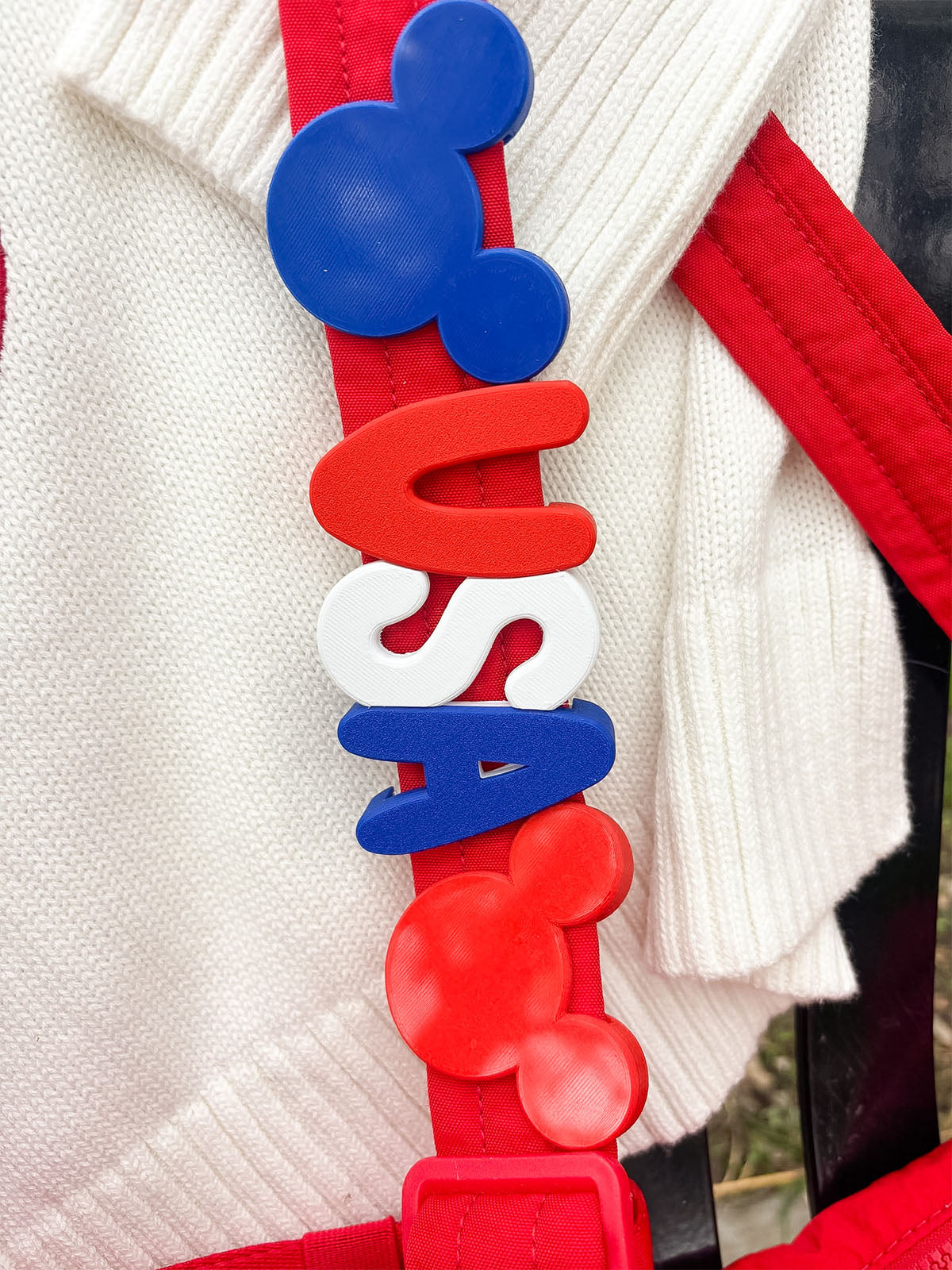 U.S.A. Belt and Bag Charm