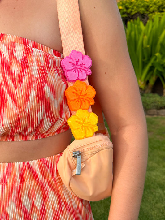 Hibiscus Belt and Bag Charm
