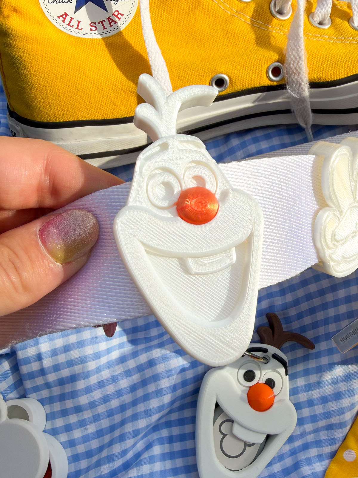 Warm Hugs Snowman Belt and Bag Charm
