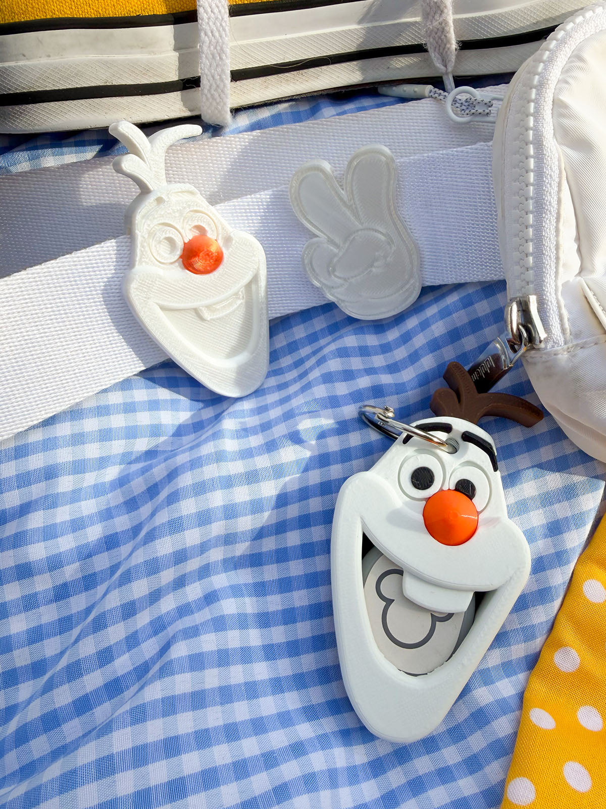 Warm Hugs Snowman Belt and Bag Charm