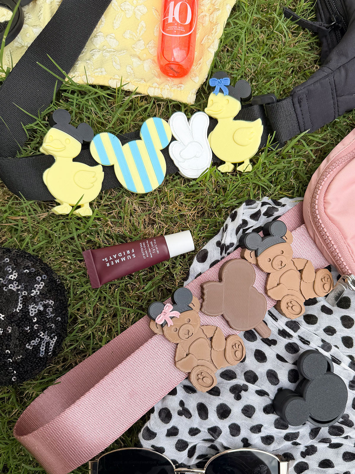 Magical Bear Belt and Bag Charm