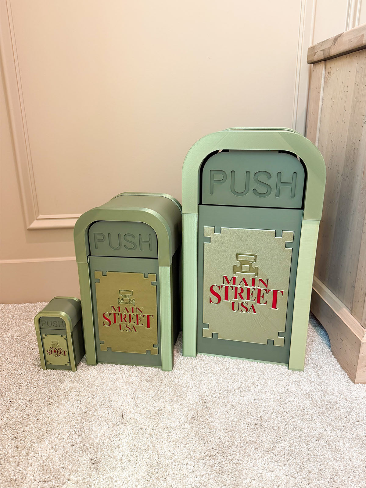 EXTRA LARGE Themed Trash Can