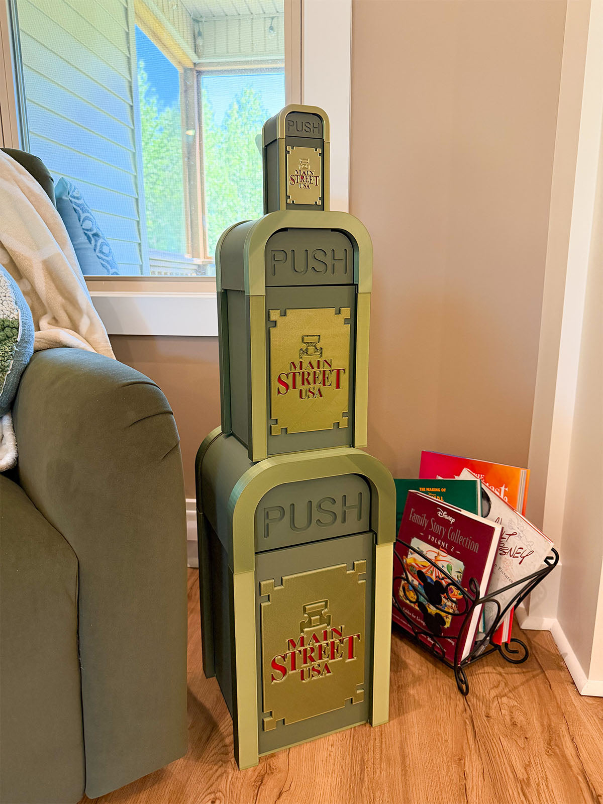 EXTRA LARGE Themed Trash Can