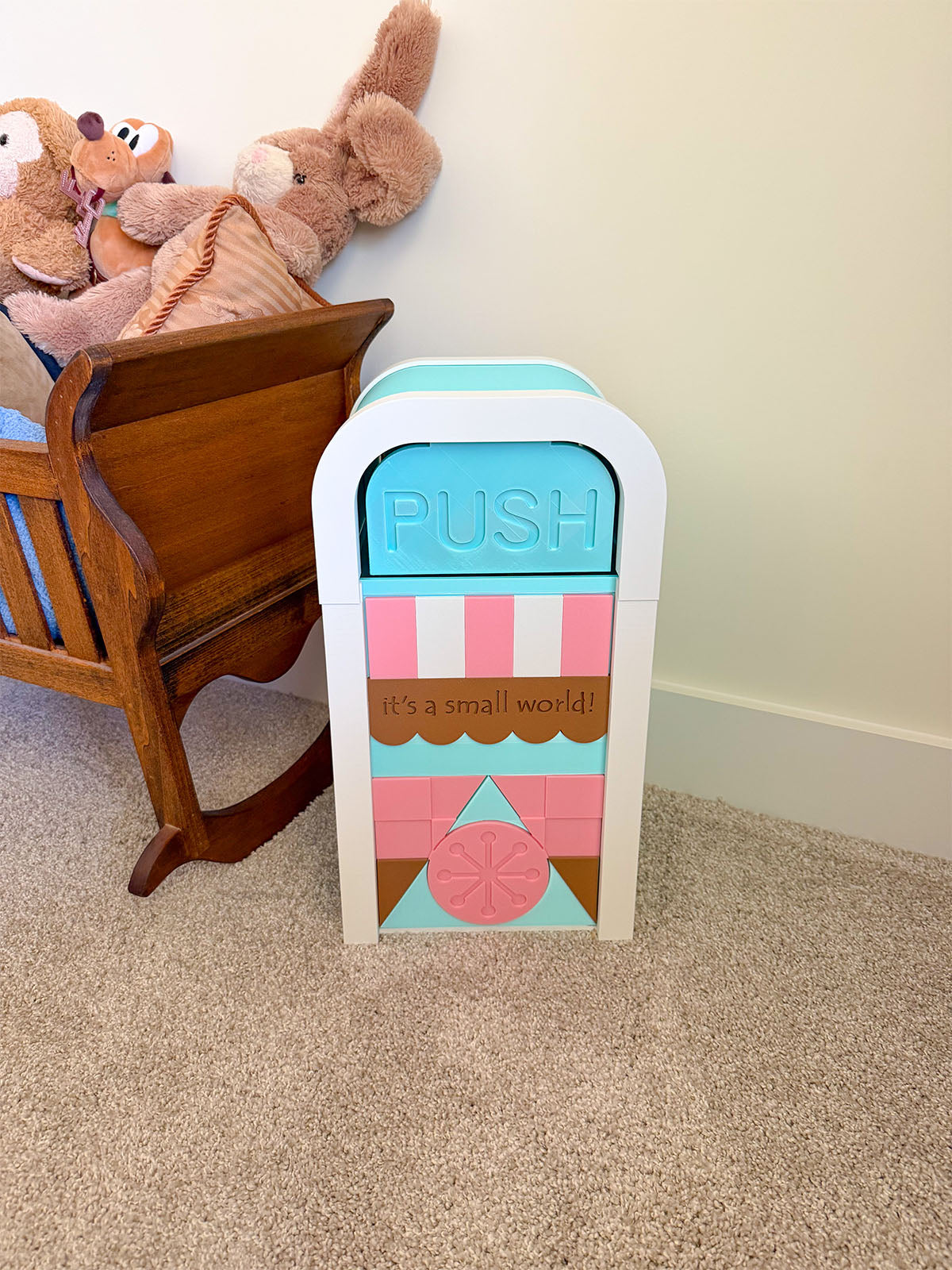 EXTRA LARGE Themed Trash Can