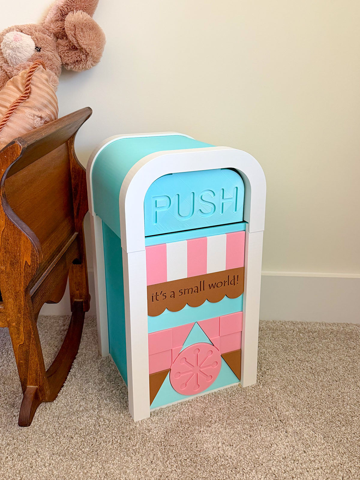 EXTRA LARGE Themed Trash Can