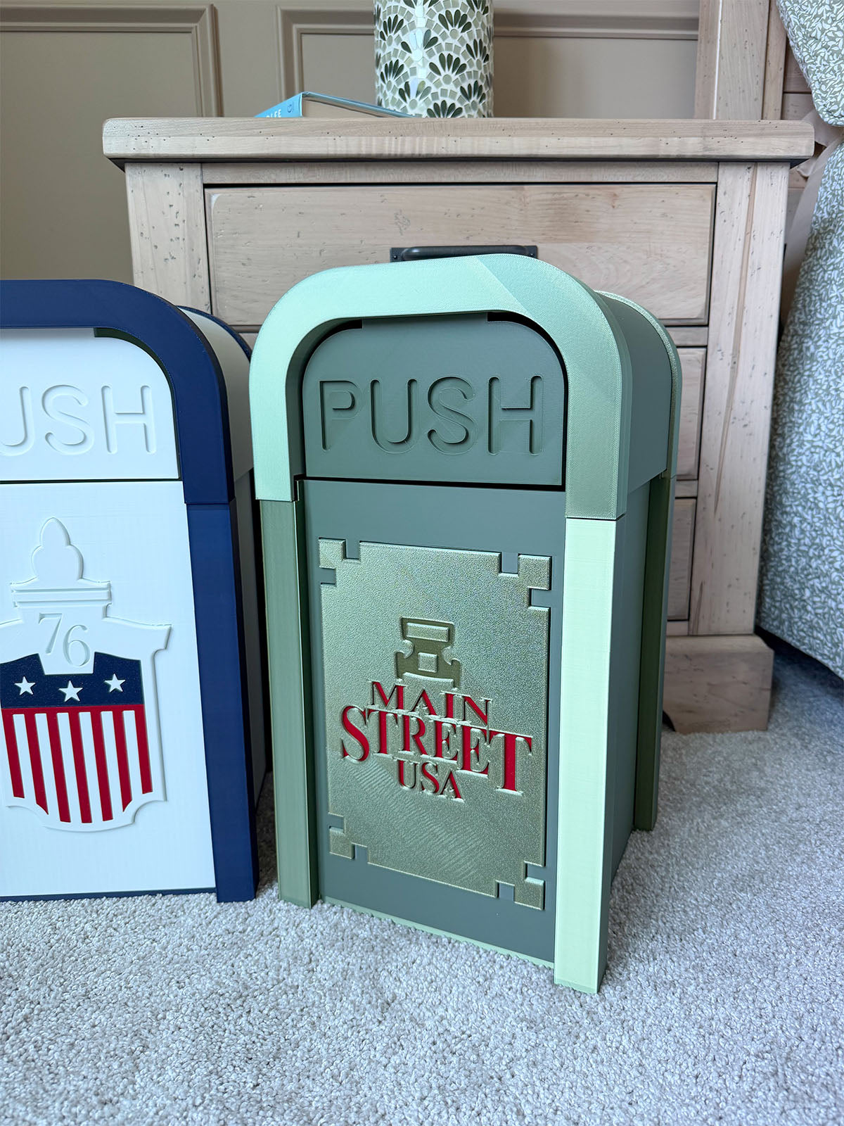 EXTRA LARGE Themed Trash Can