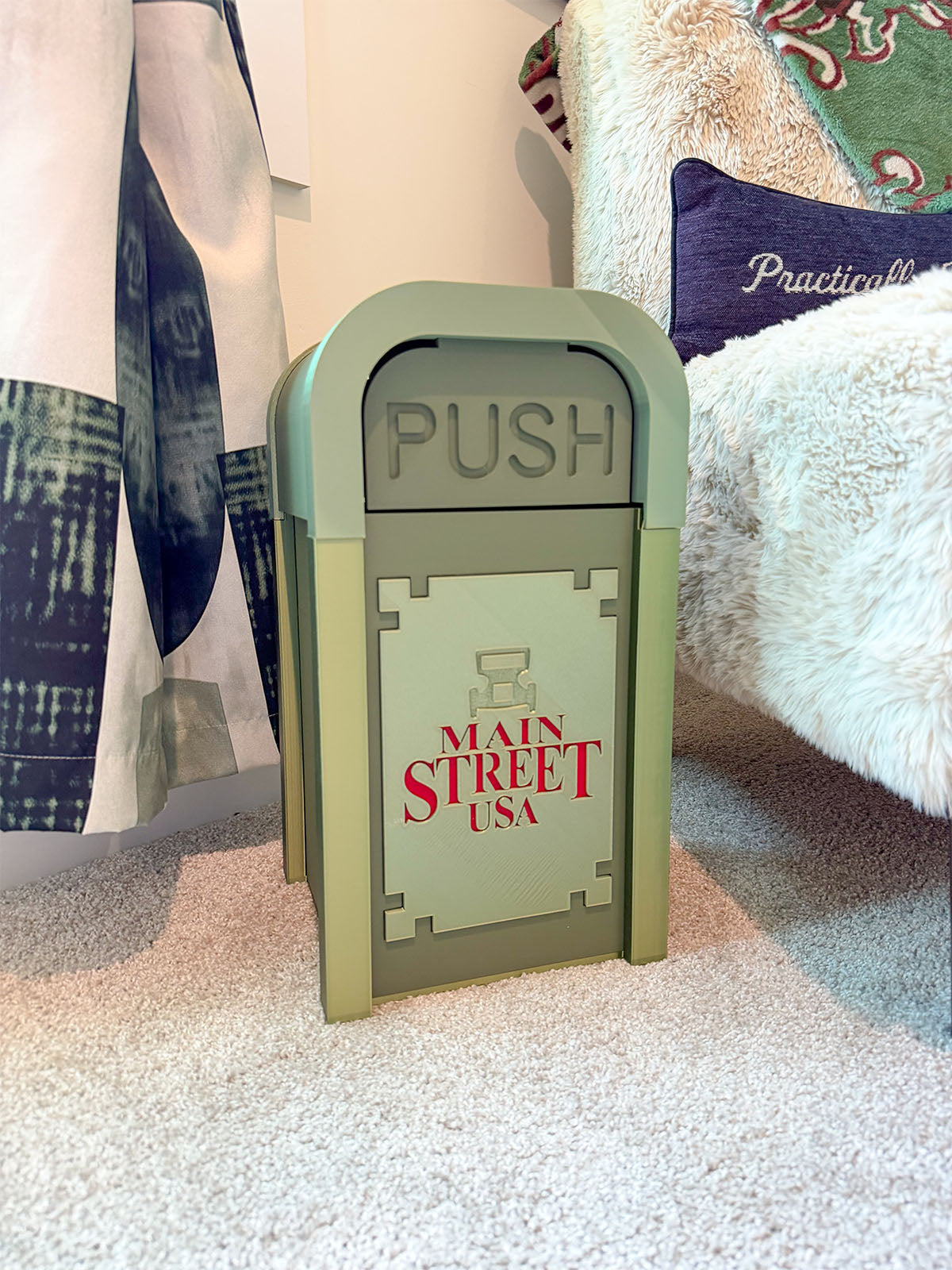 EXTRA LARGE Themed Trash Can