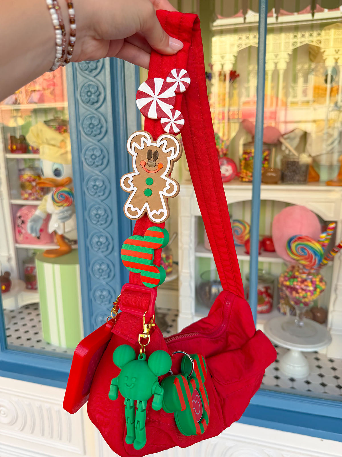 Peppermint Belt and Bag Charm
