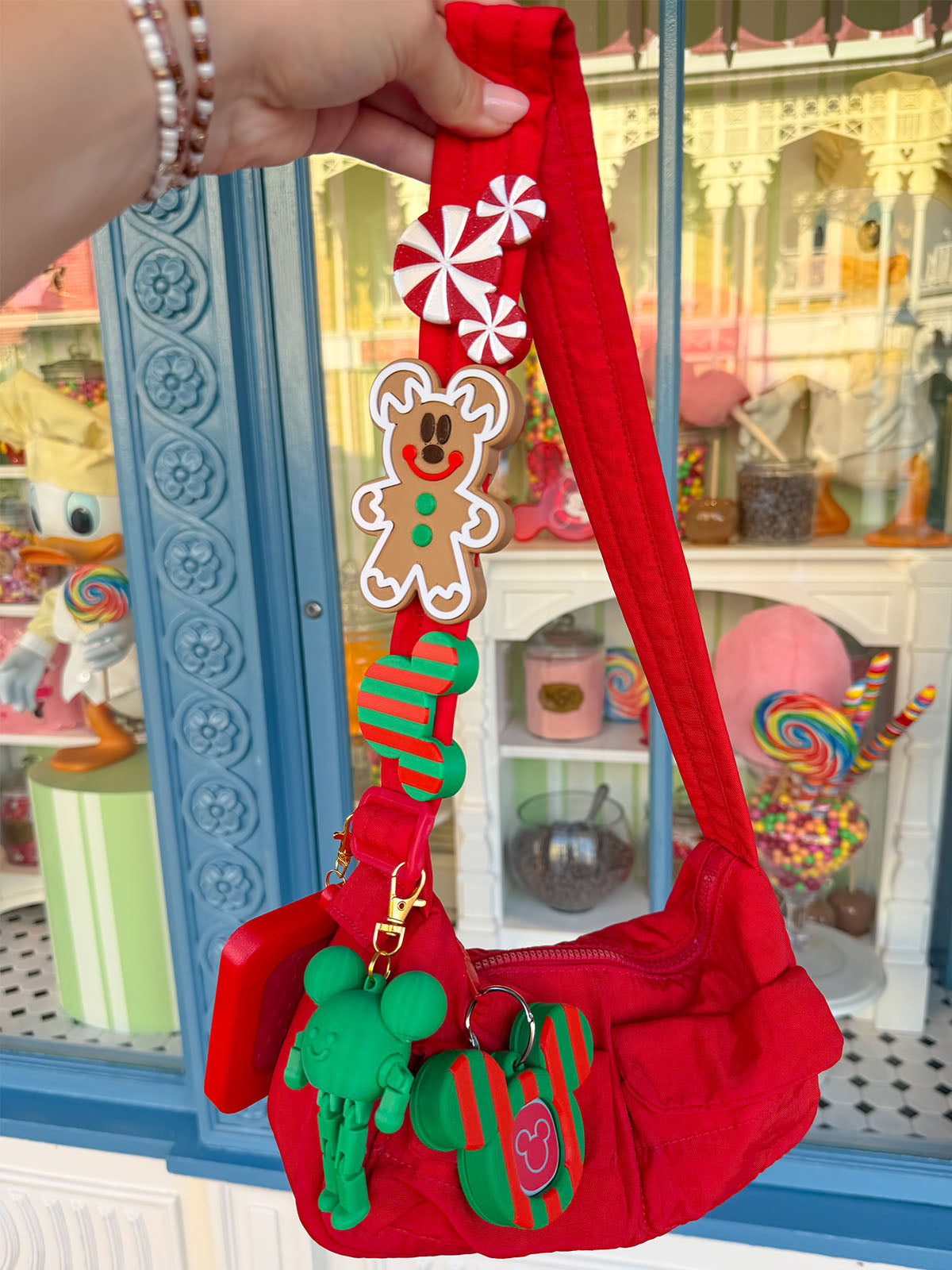 Peppermint Belt and Bag Charm