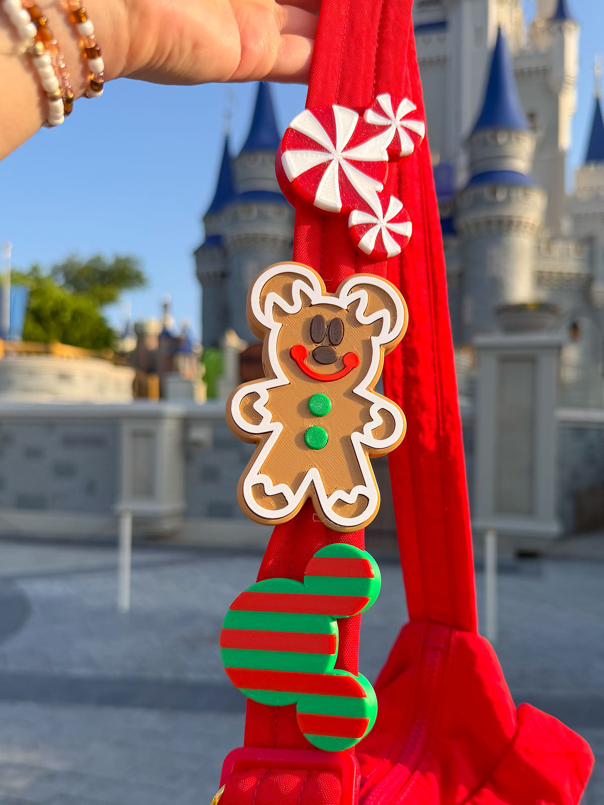 Peppermint Belt and Bag Charm
