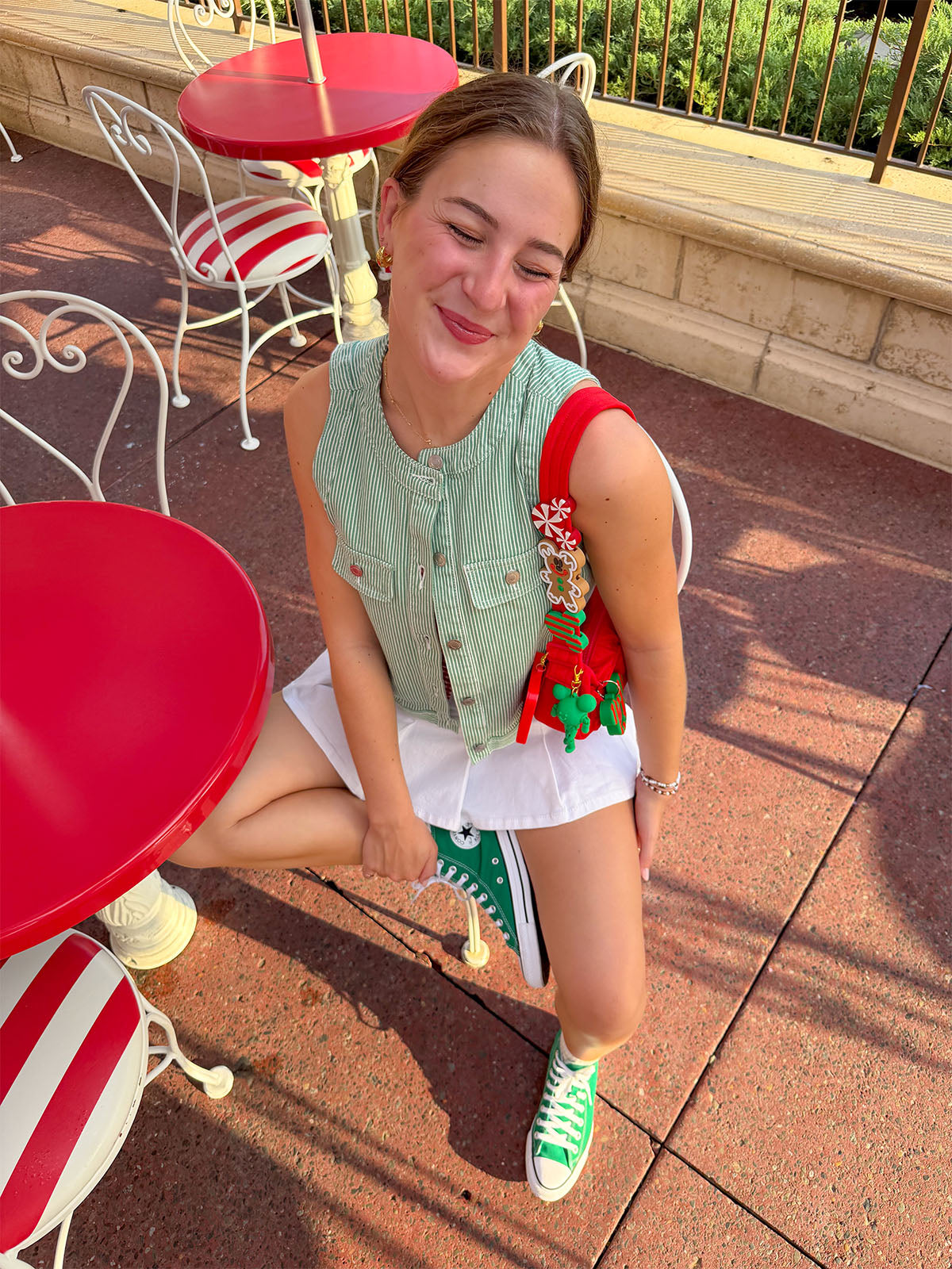 Peppermint Belt and Bag Charm