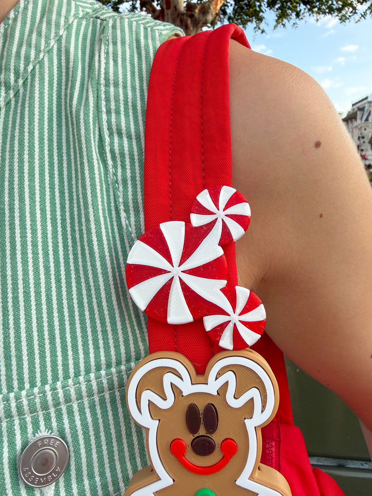 Peppermint Belt and Bag Charm