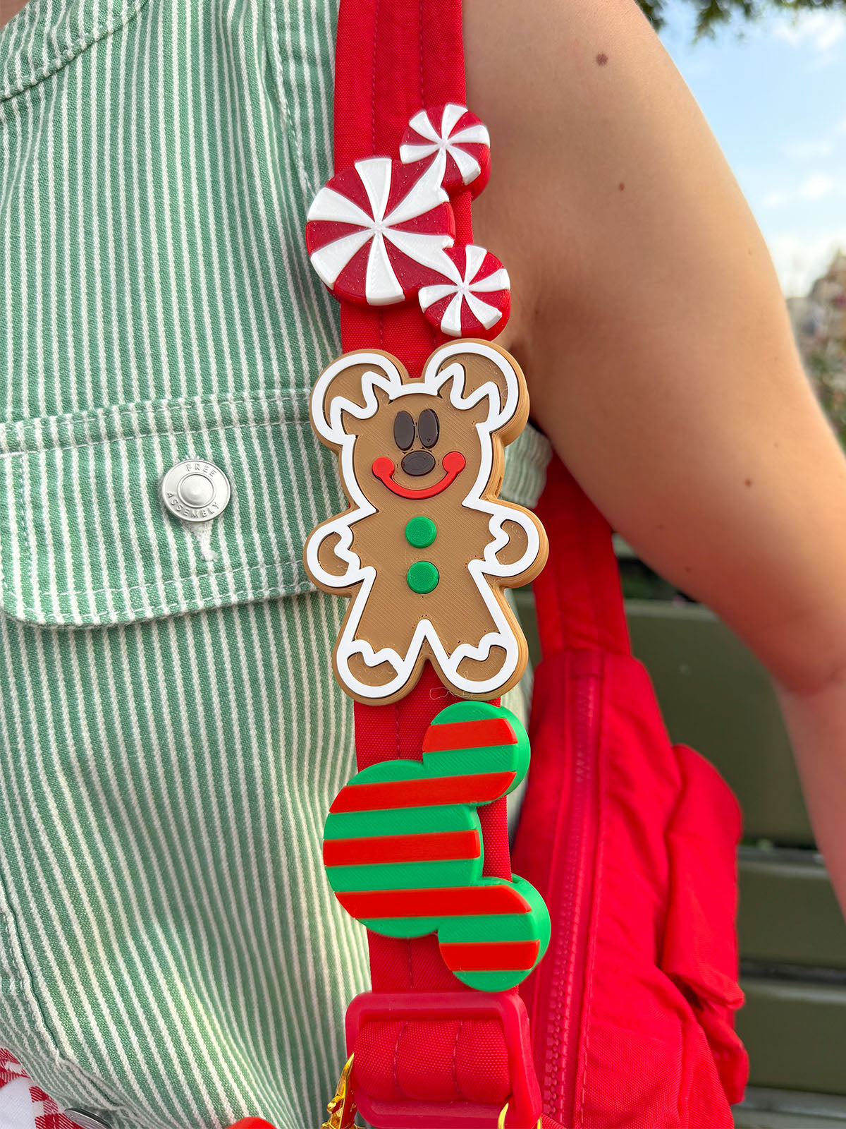 Peppermint Belt and Bag Charm