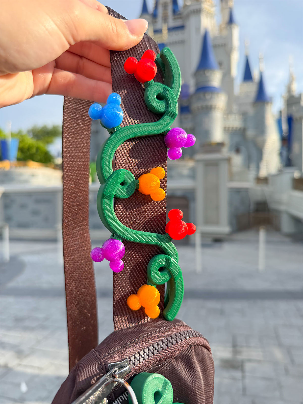 Christmas Lights Belt and Bag Charm