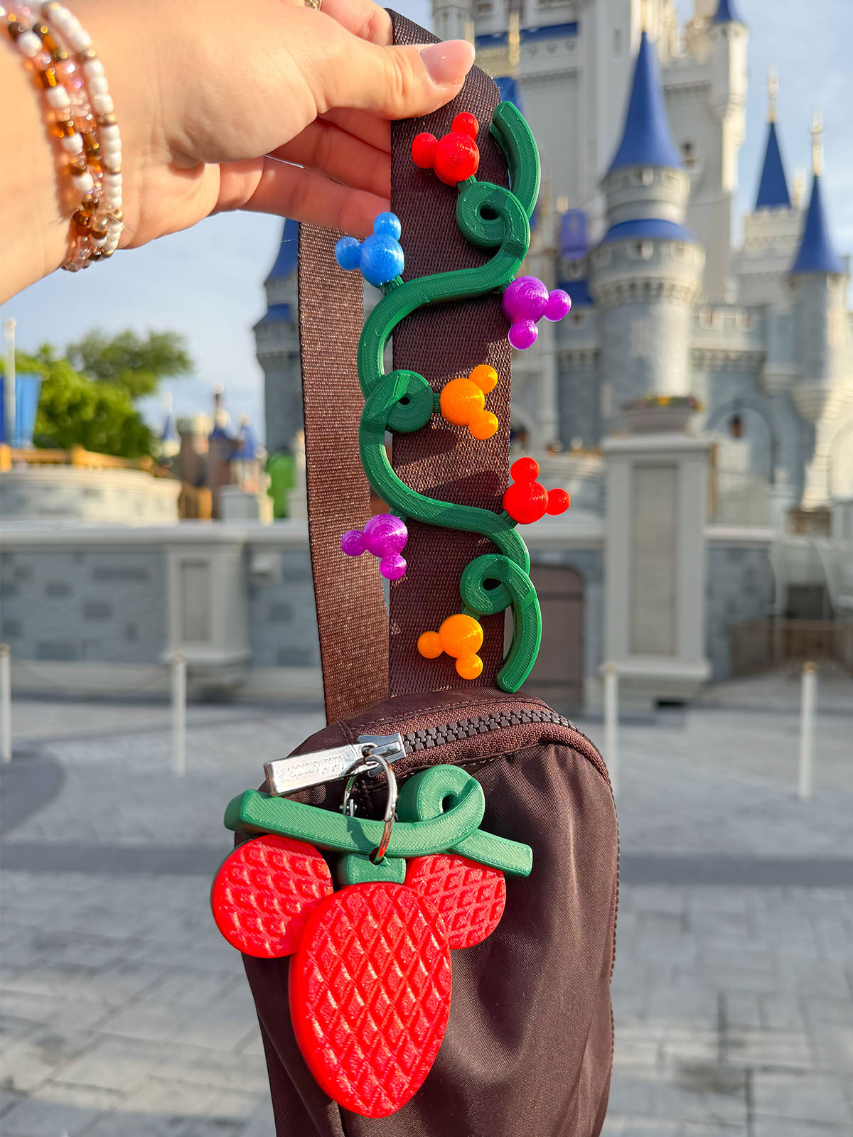 Christmas Lights Belt and Bag Charm