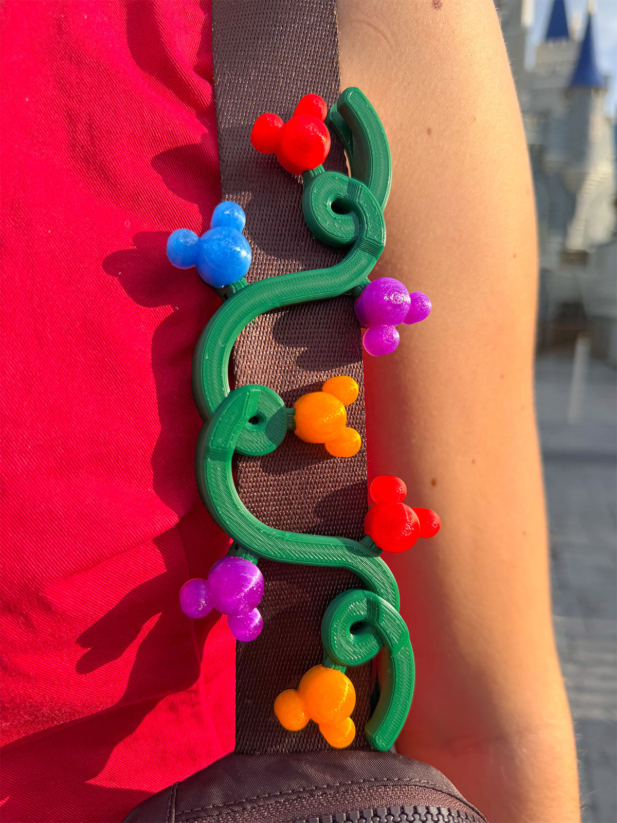 Christmas Lights Belt and Bag Charm