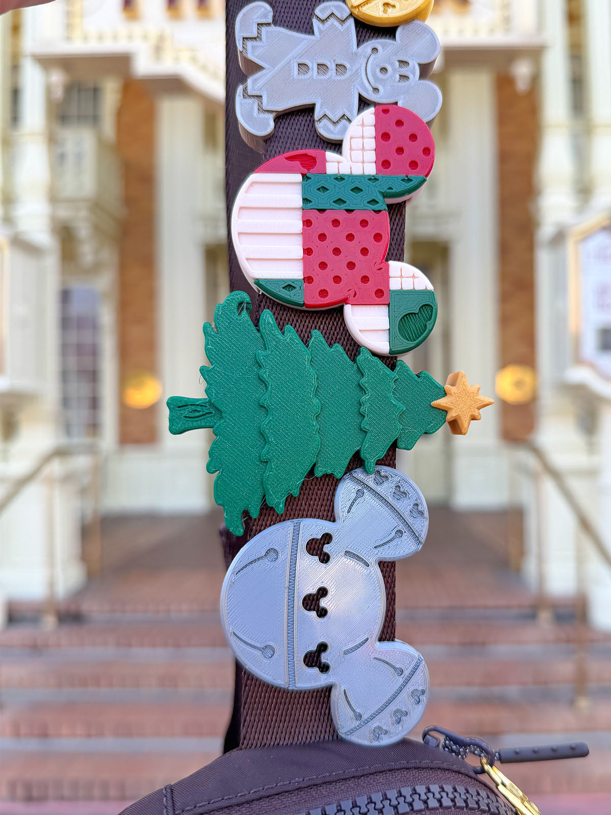 Christmas Tree Belt and Bag Charm