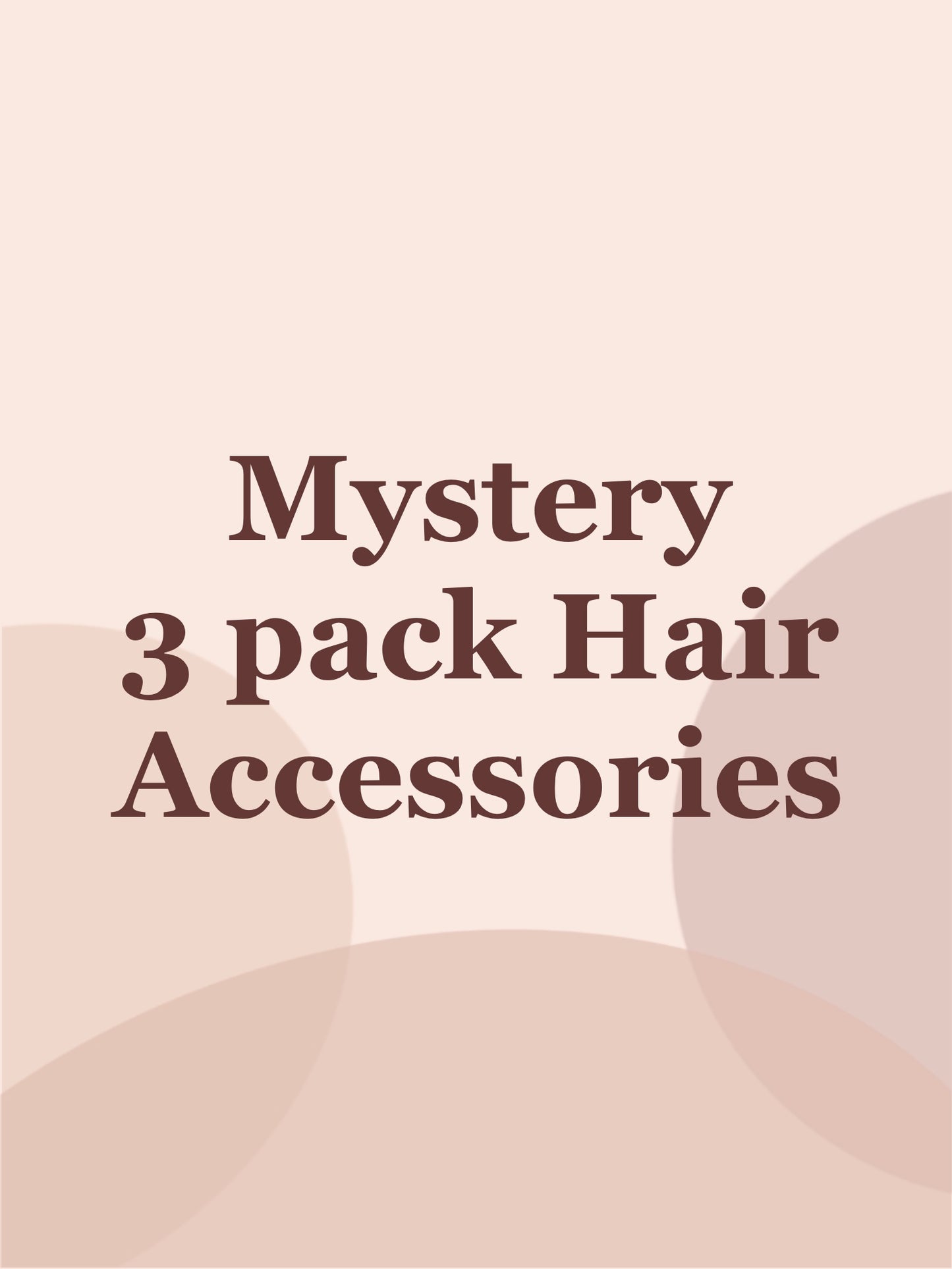 Mystery 3 Pack Hair Accessories