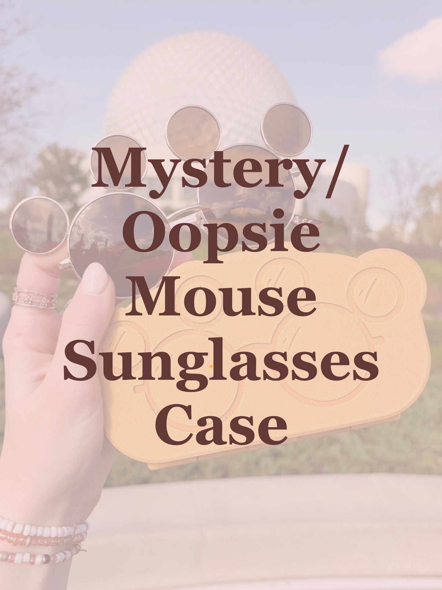 Mystery/Oopsie Mouse Shaped Sunglasses Case
