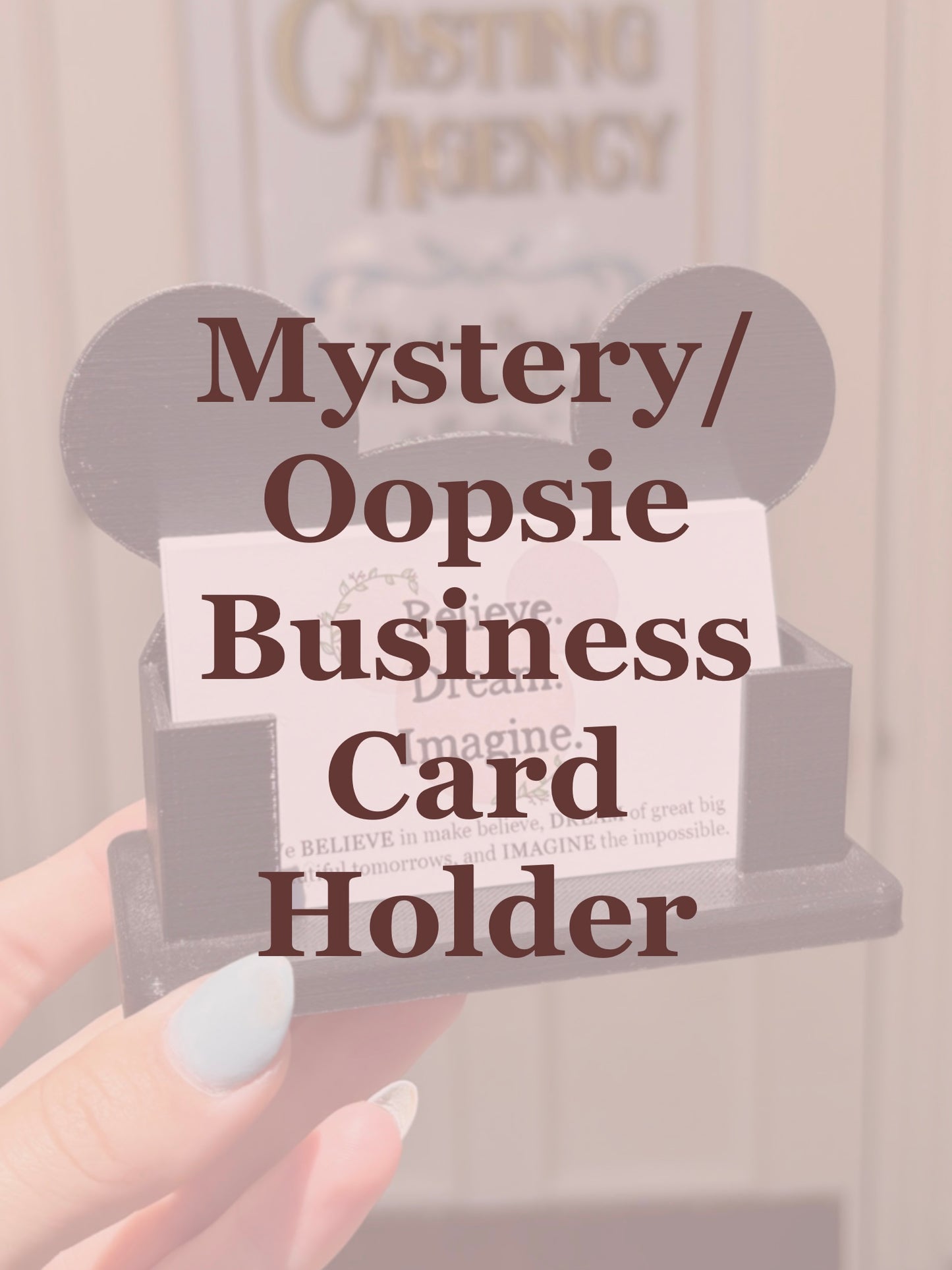 Mystery/Oopsie Business Card Holder