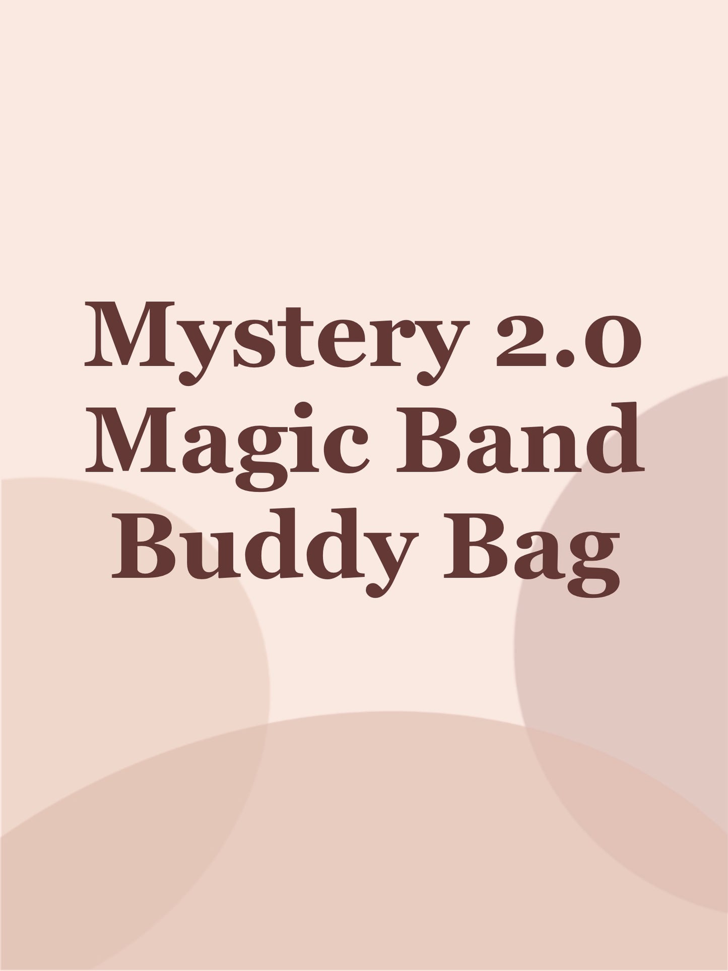 Mystery 2.0 Magic Band Buddy Bag