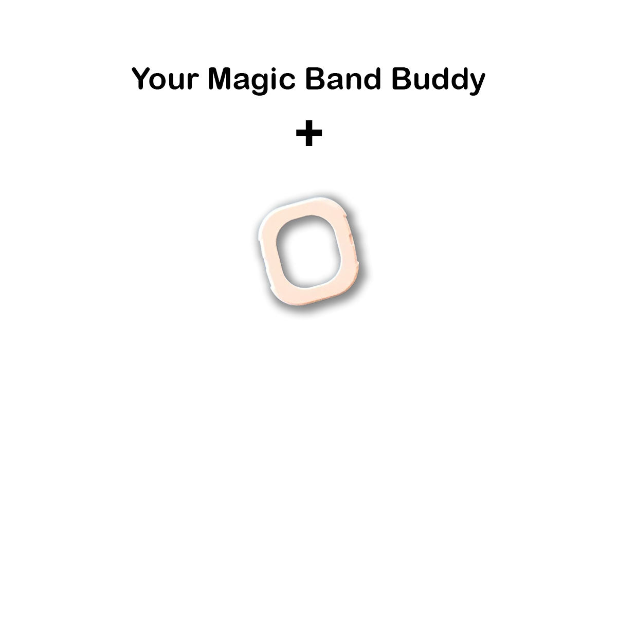 Checkered Mouseketeer Hat Magic Band Buddy