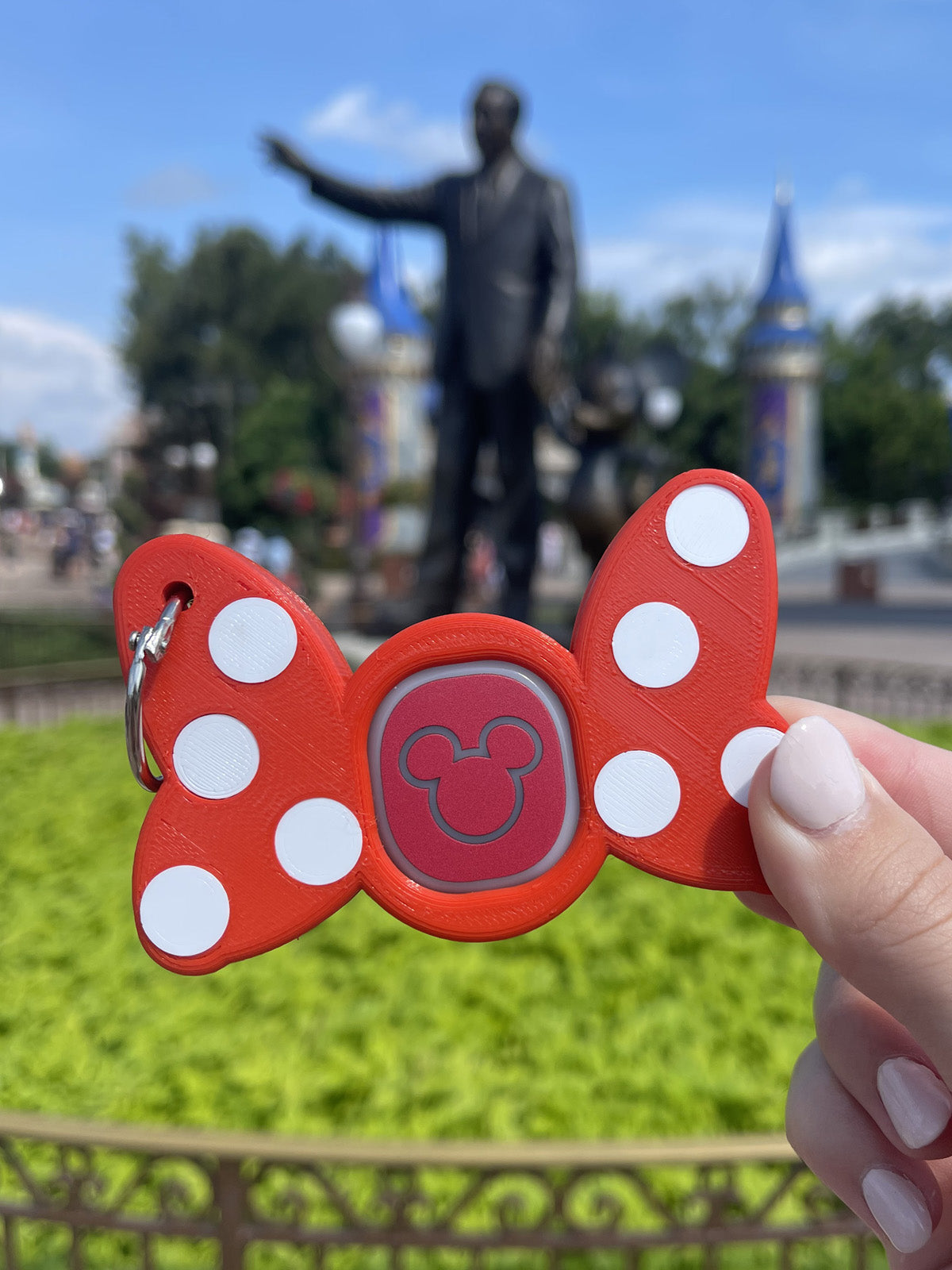 Polka Dot Bow Magic Band Buddy