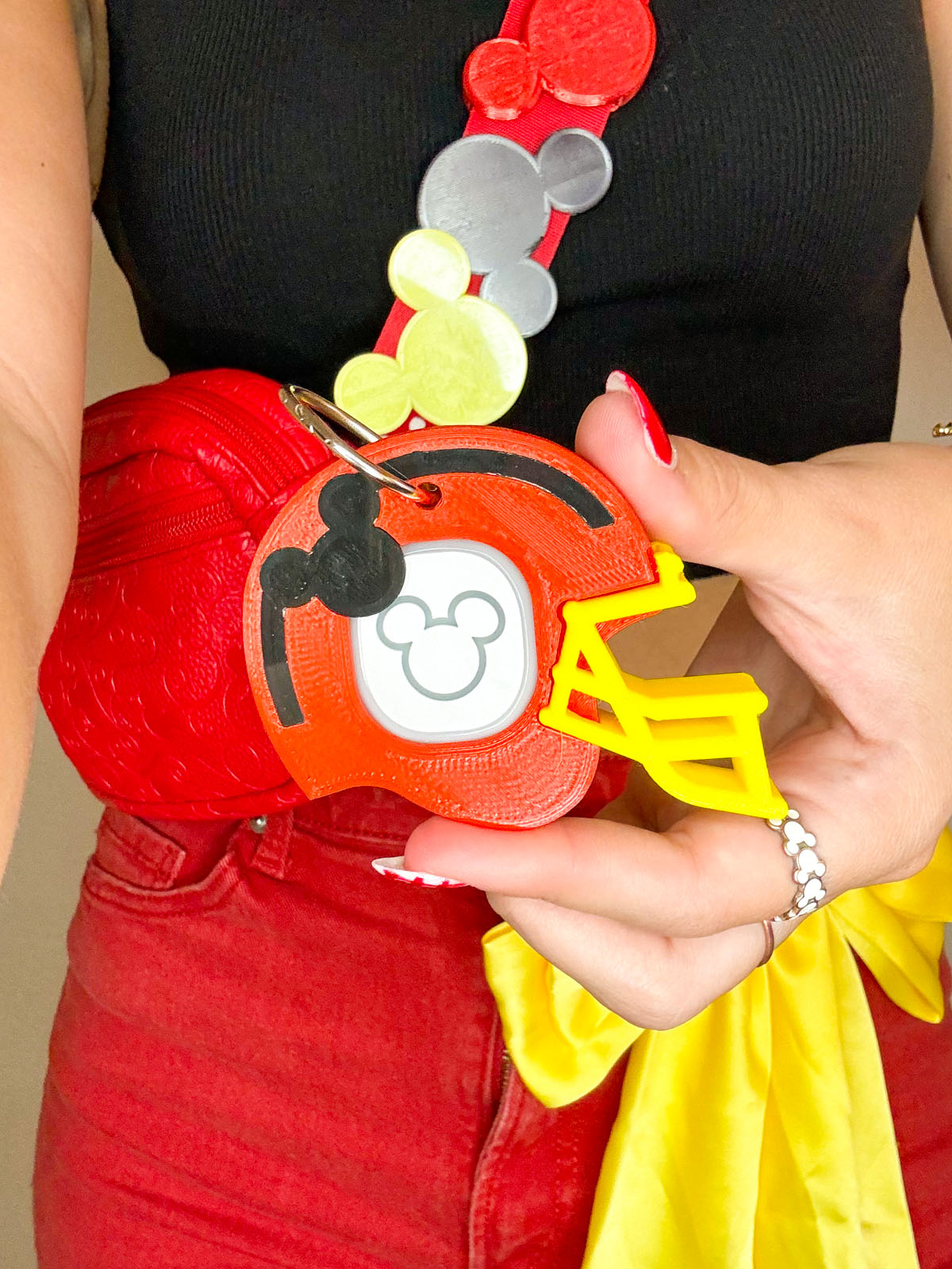 Classic Mouse Football Helmet Magic Band Buddy