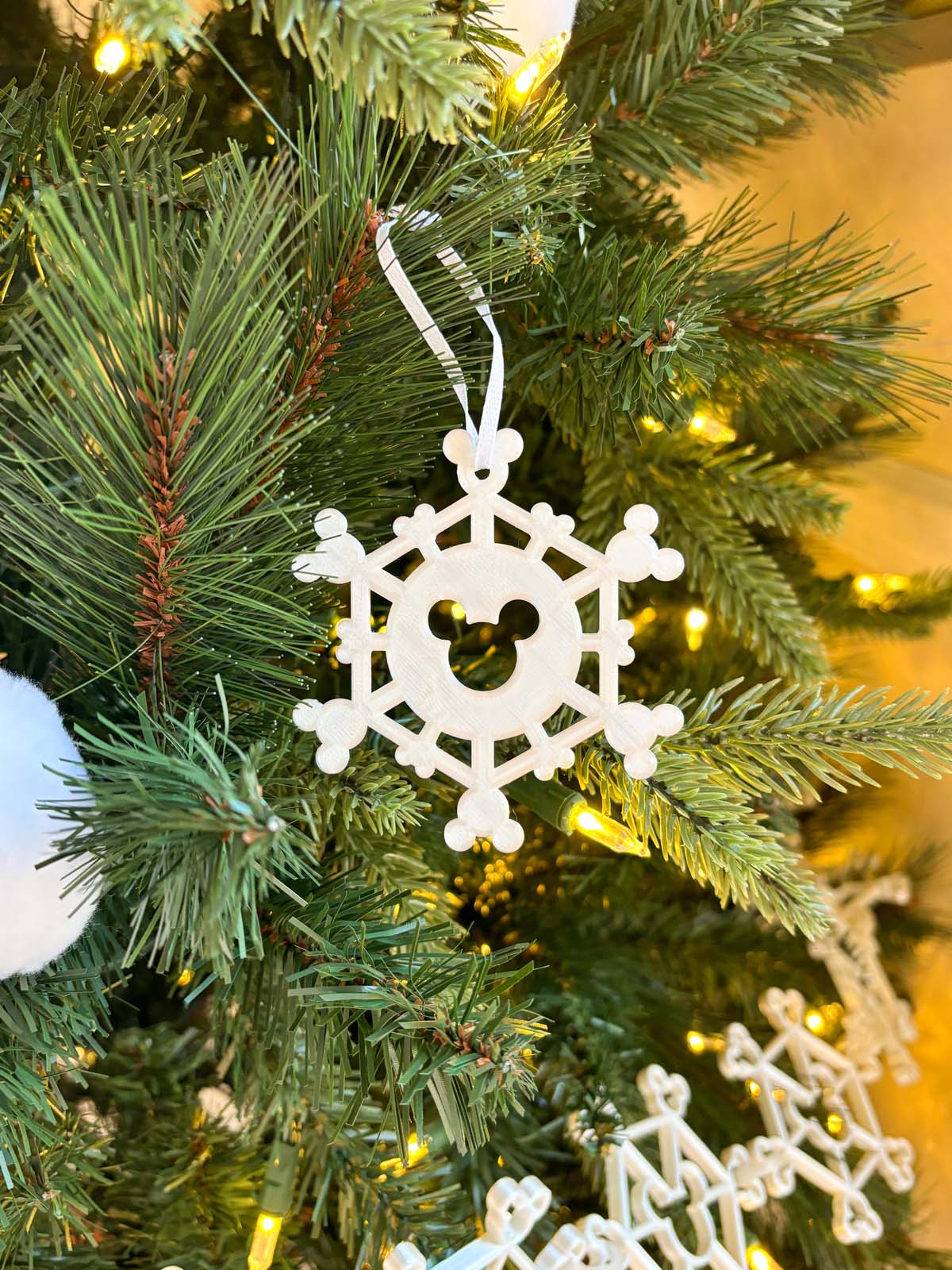 Snowflake Christmas Ornament 3 Piece Set