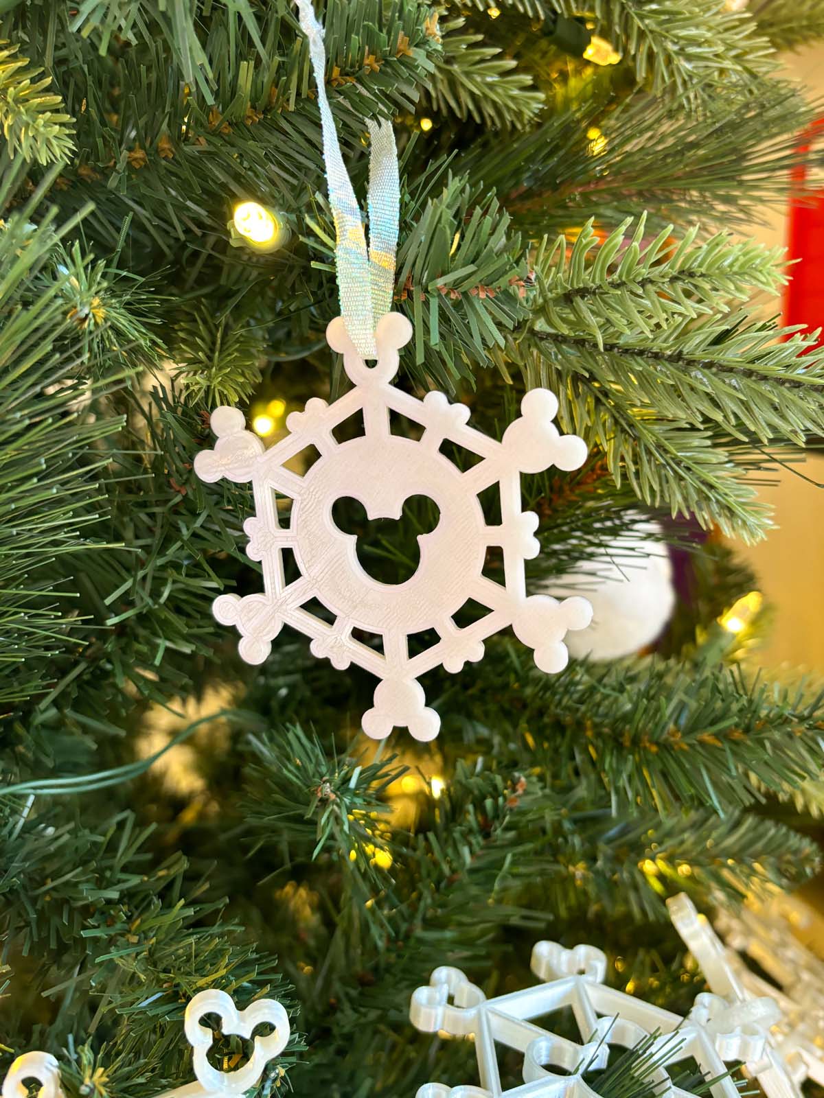 Snowflake Christmas Ornament 3 Piece Set