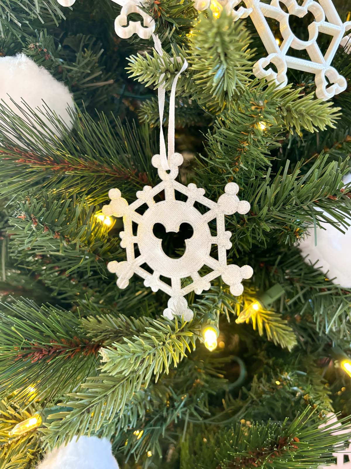 Snowflake Christmas Ornament 3 Piece Set