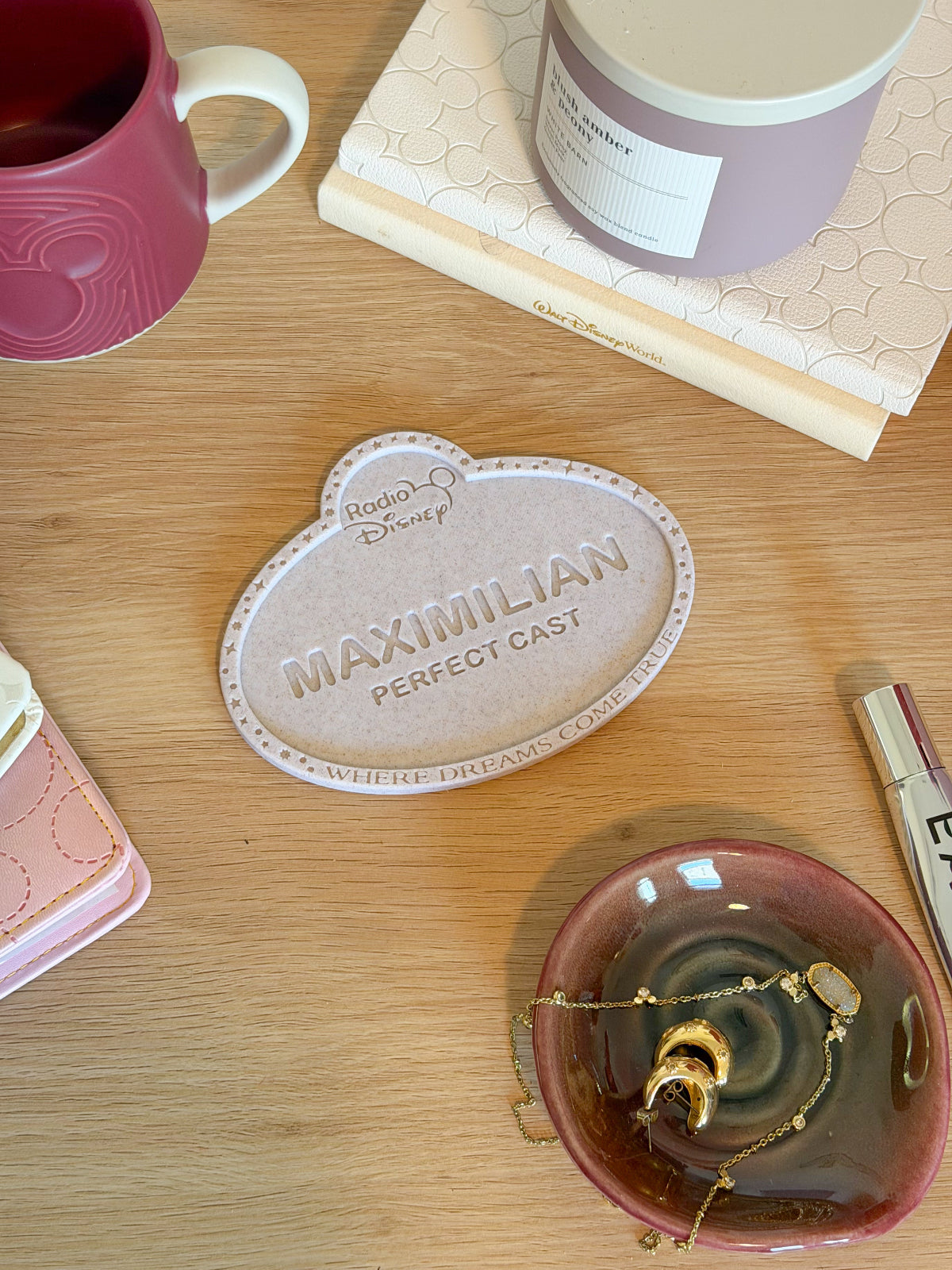 Cast Member Name Tag Drink Coaster - Customizable