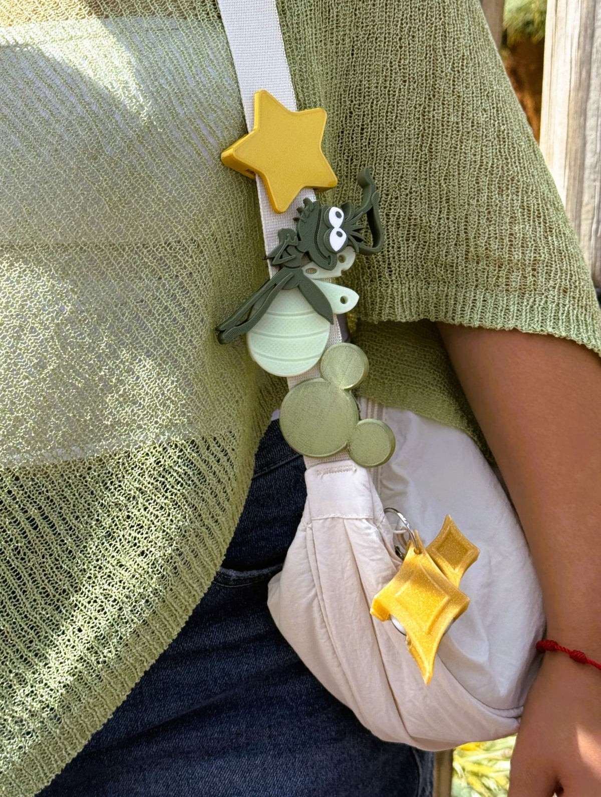 Ray of Lightning Bug Bag Charm