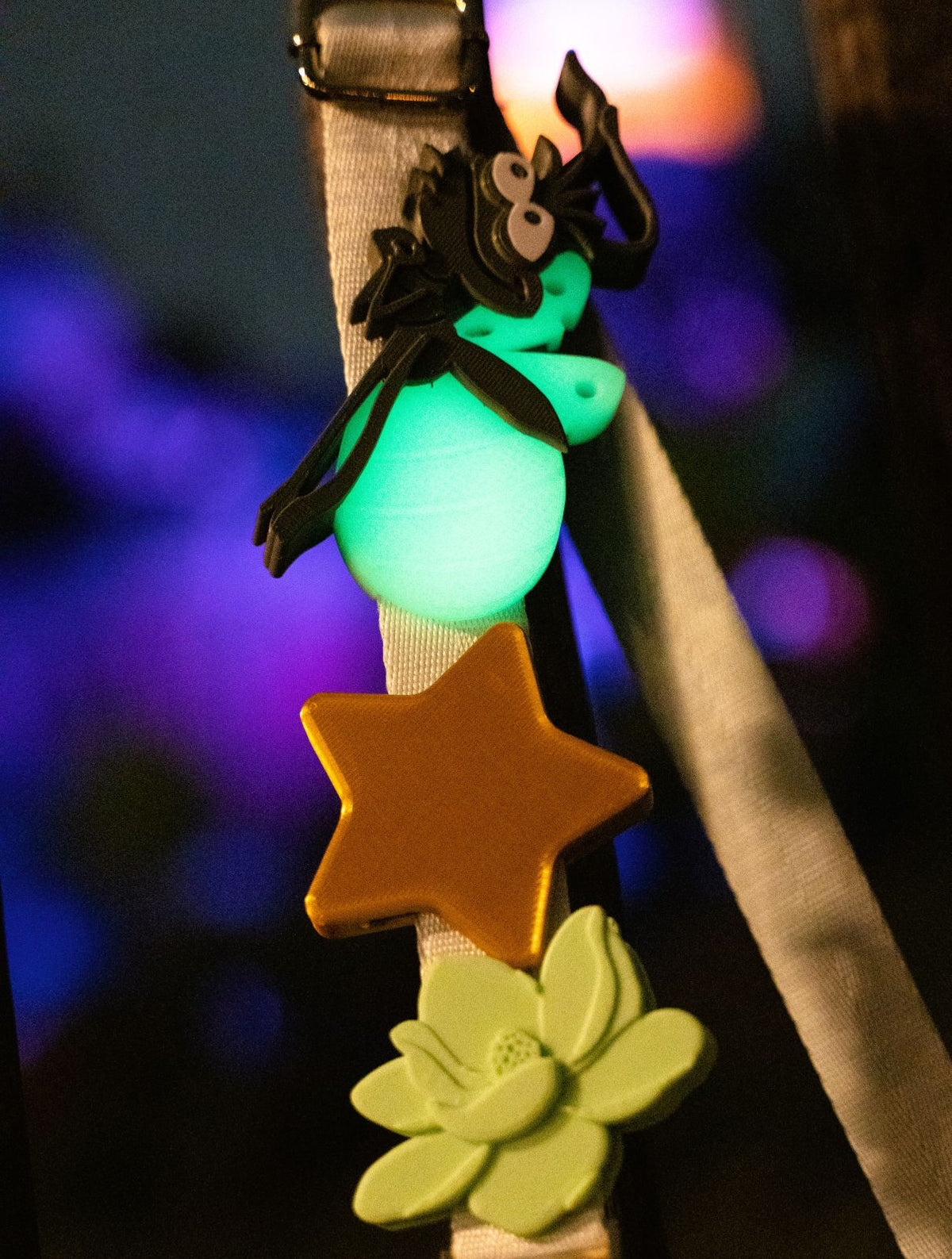 Ray of Lightning Bug Bag Charm