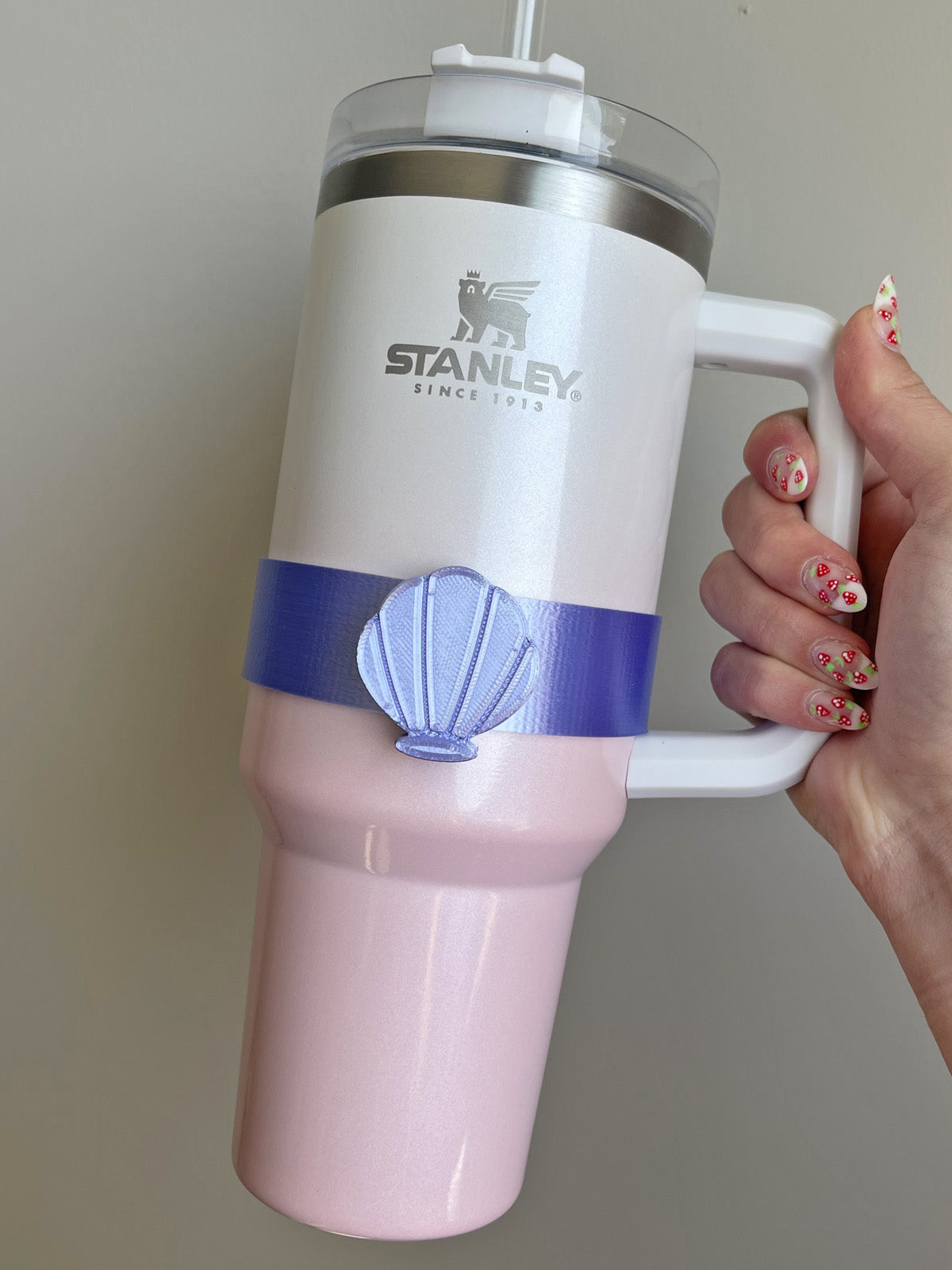Mermaid Princess Shell Character Band for Stanley Adventure Cup