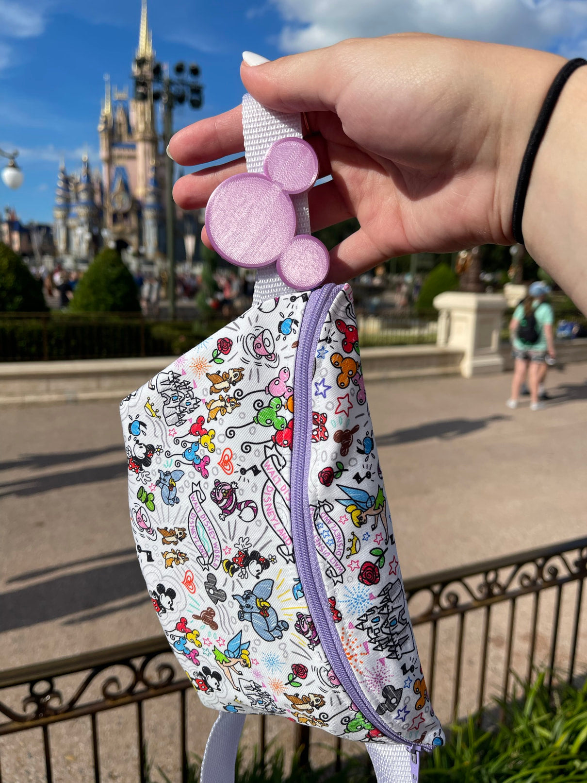 Mouse Head Belt and Bag Charm